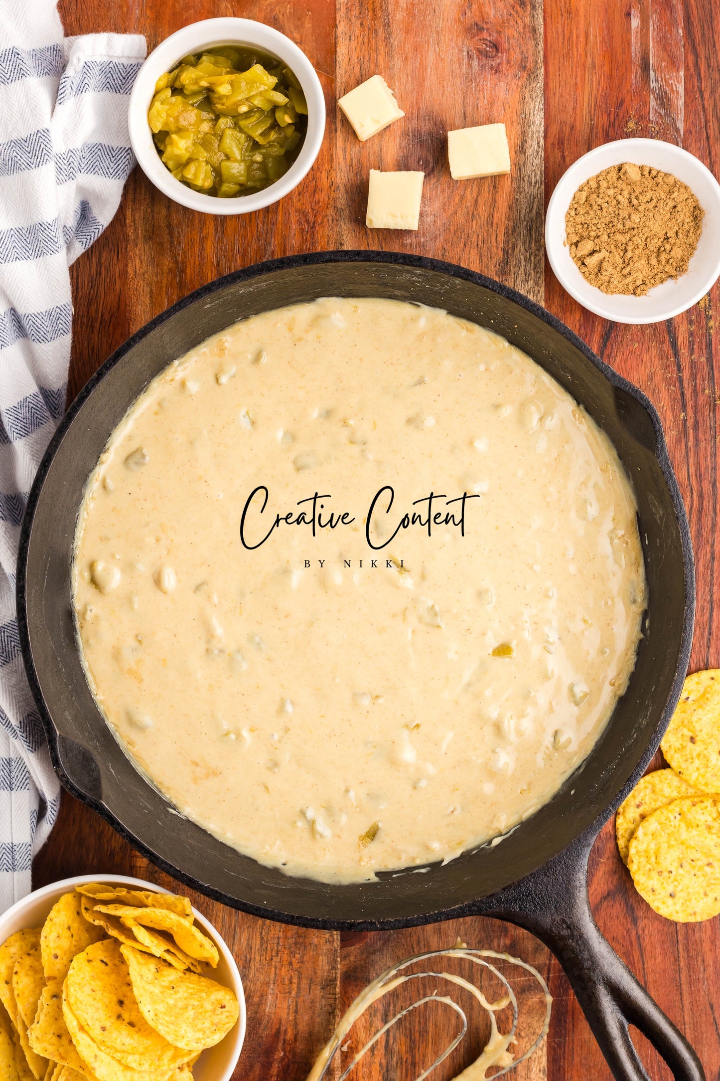 Skillet White Queso Dip - Exclusive (reshoot)