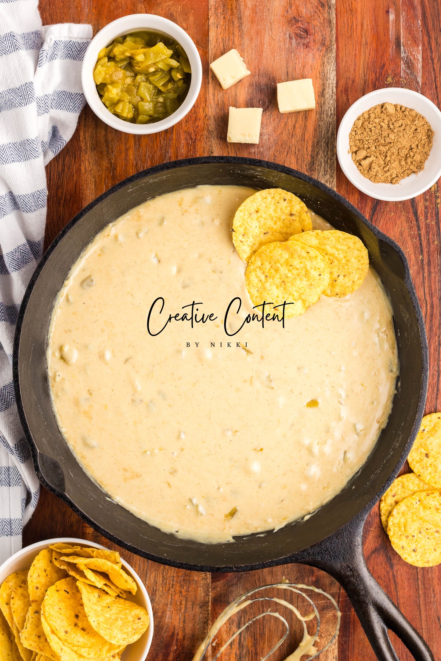 Skillet White Queso Dip - Exclusive (reshoot)