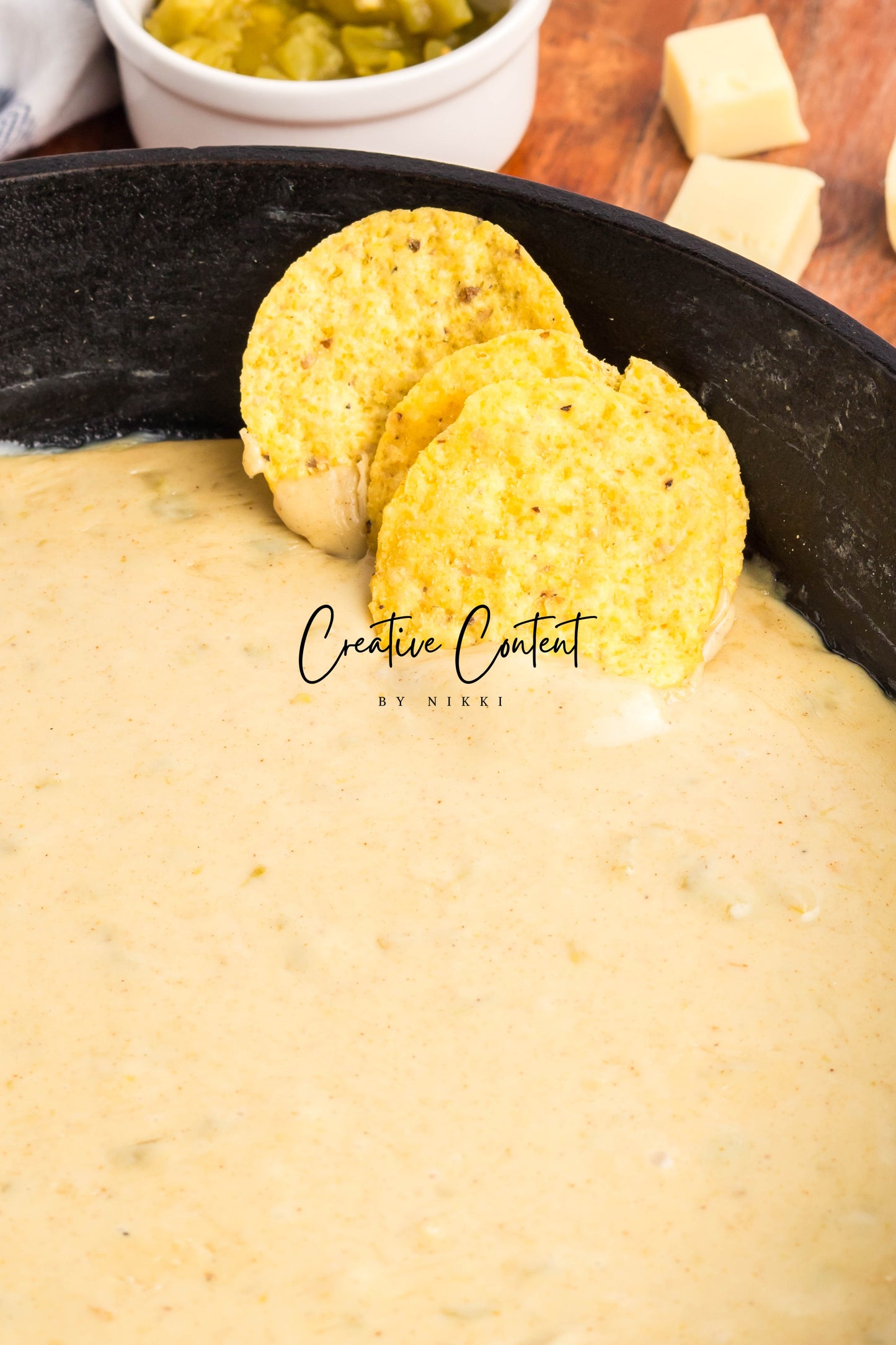 Skillet White Queso Dip - Exclusive (reshoot)