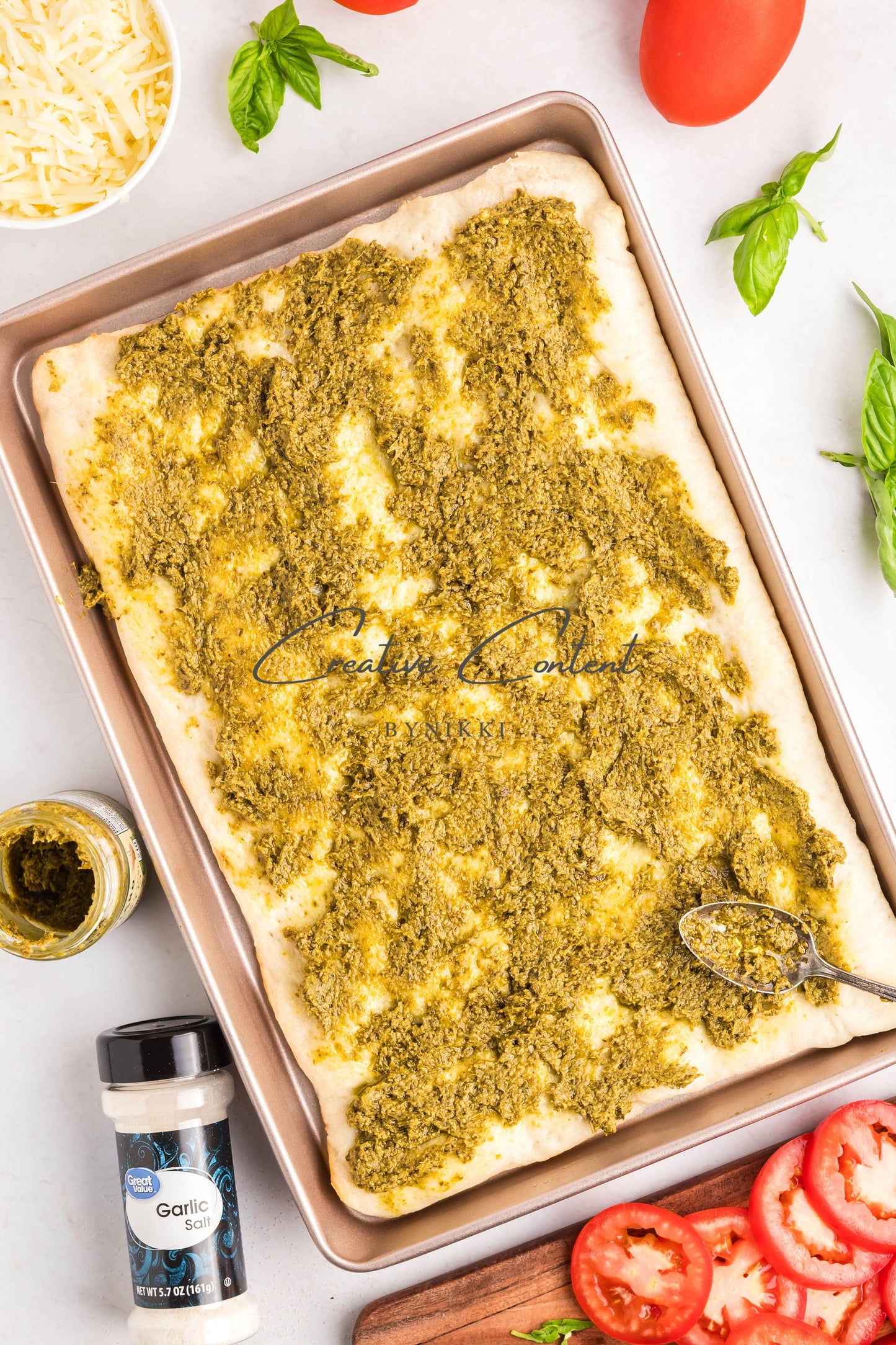 Slab Tomato Pie - Exclusive