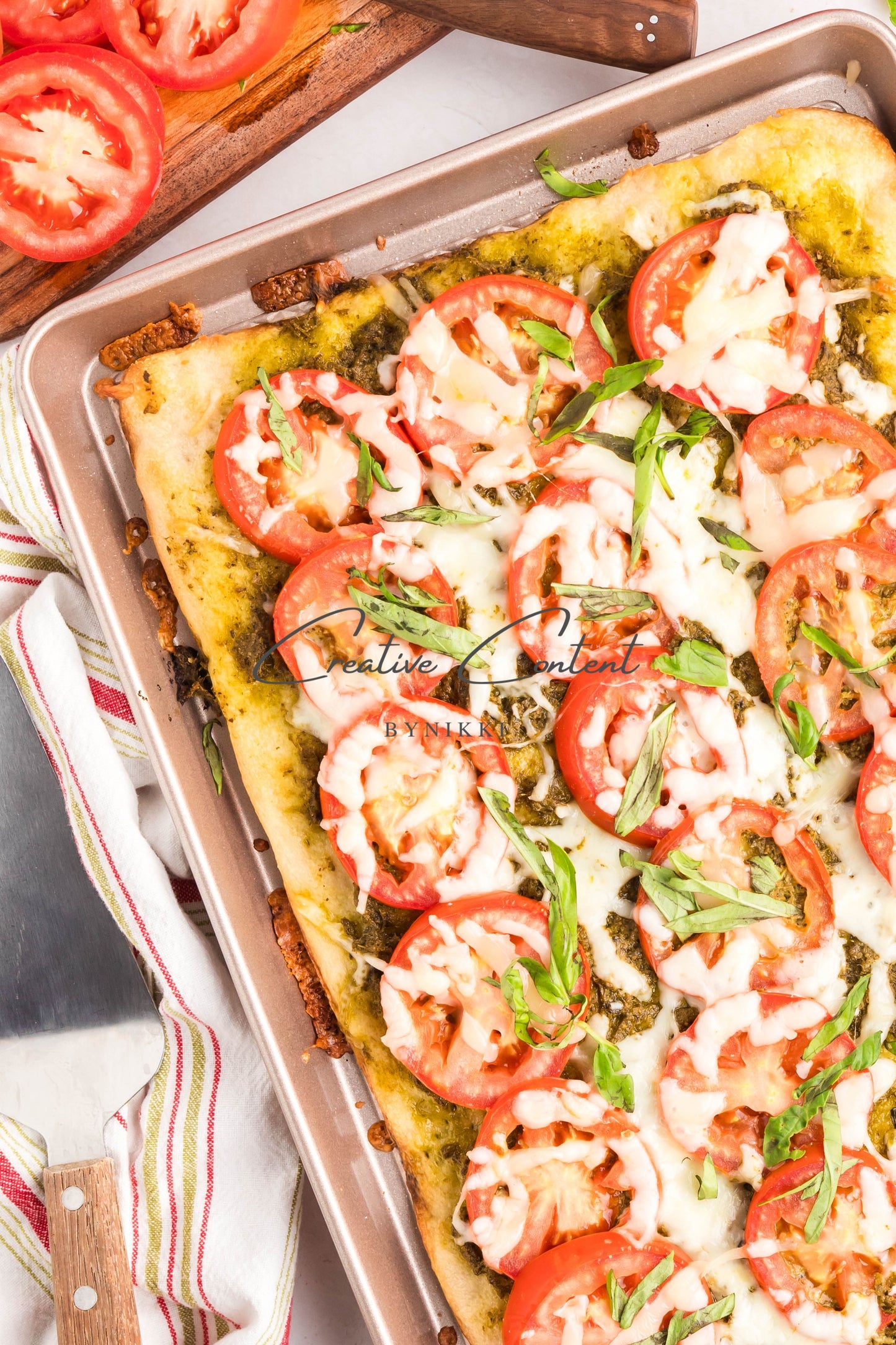 Slab Tomato Pie - Exclusive