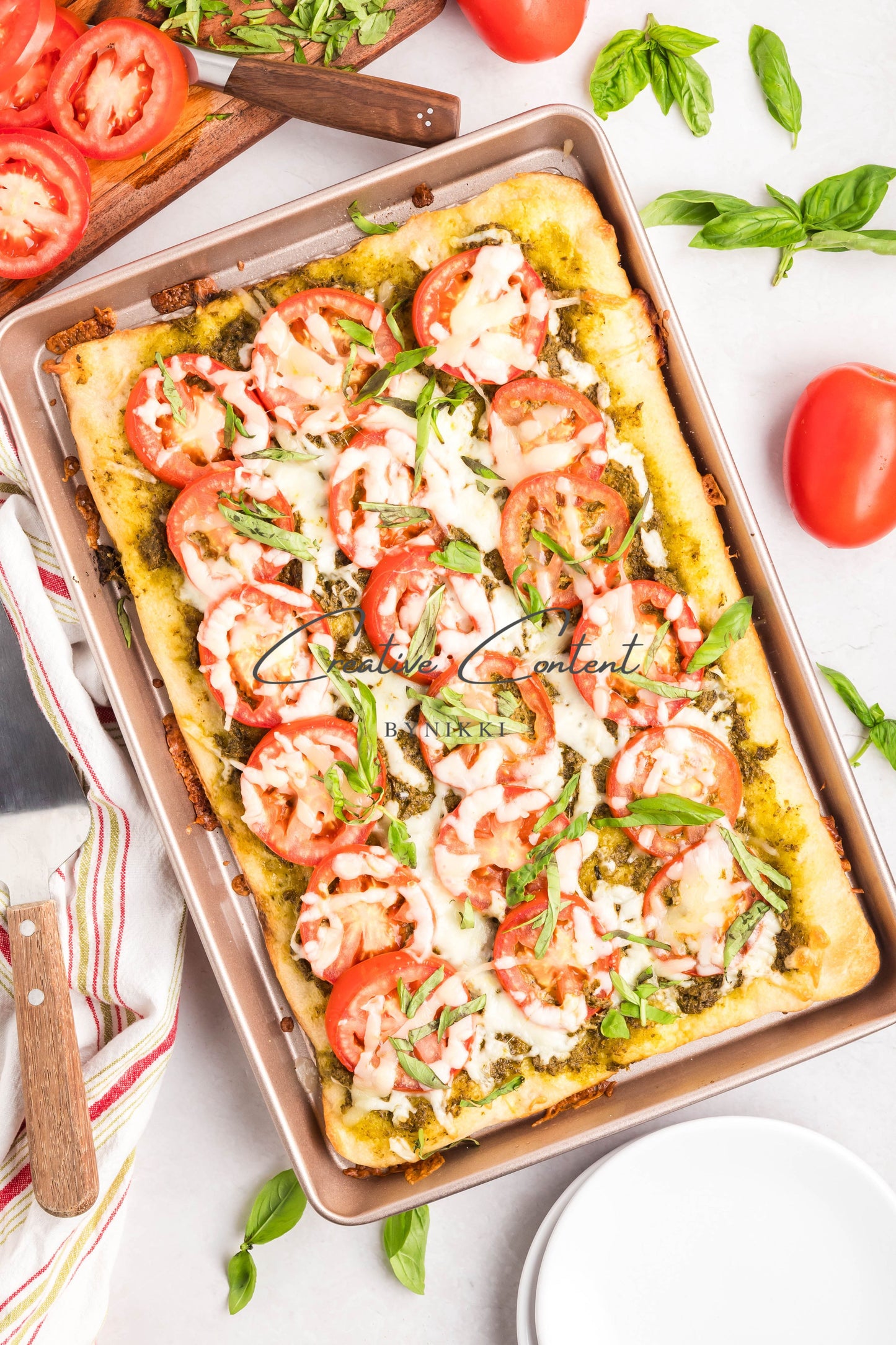Slab Tomato Pie - Exclusive