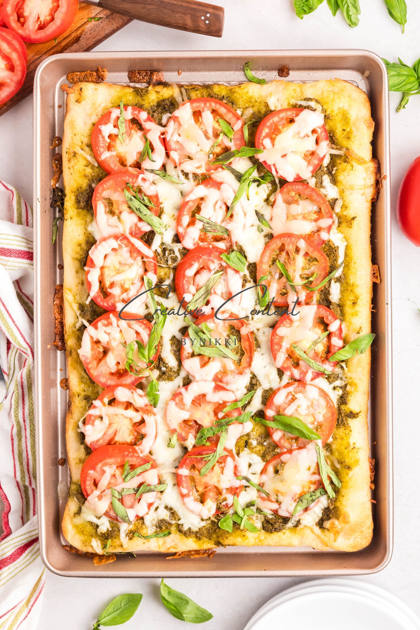 Slab Tomato Pie - Exclusive
