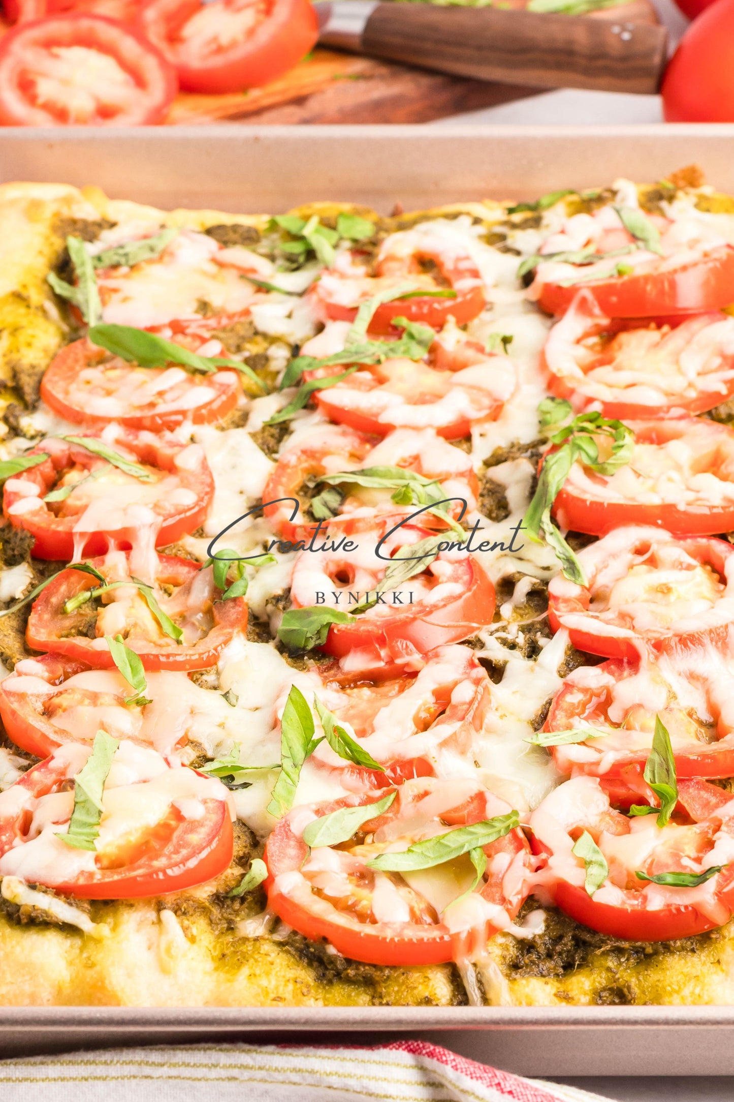 Slab Tomato Pie - Exclusive