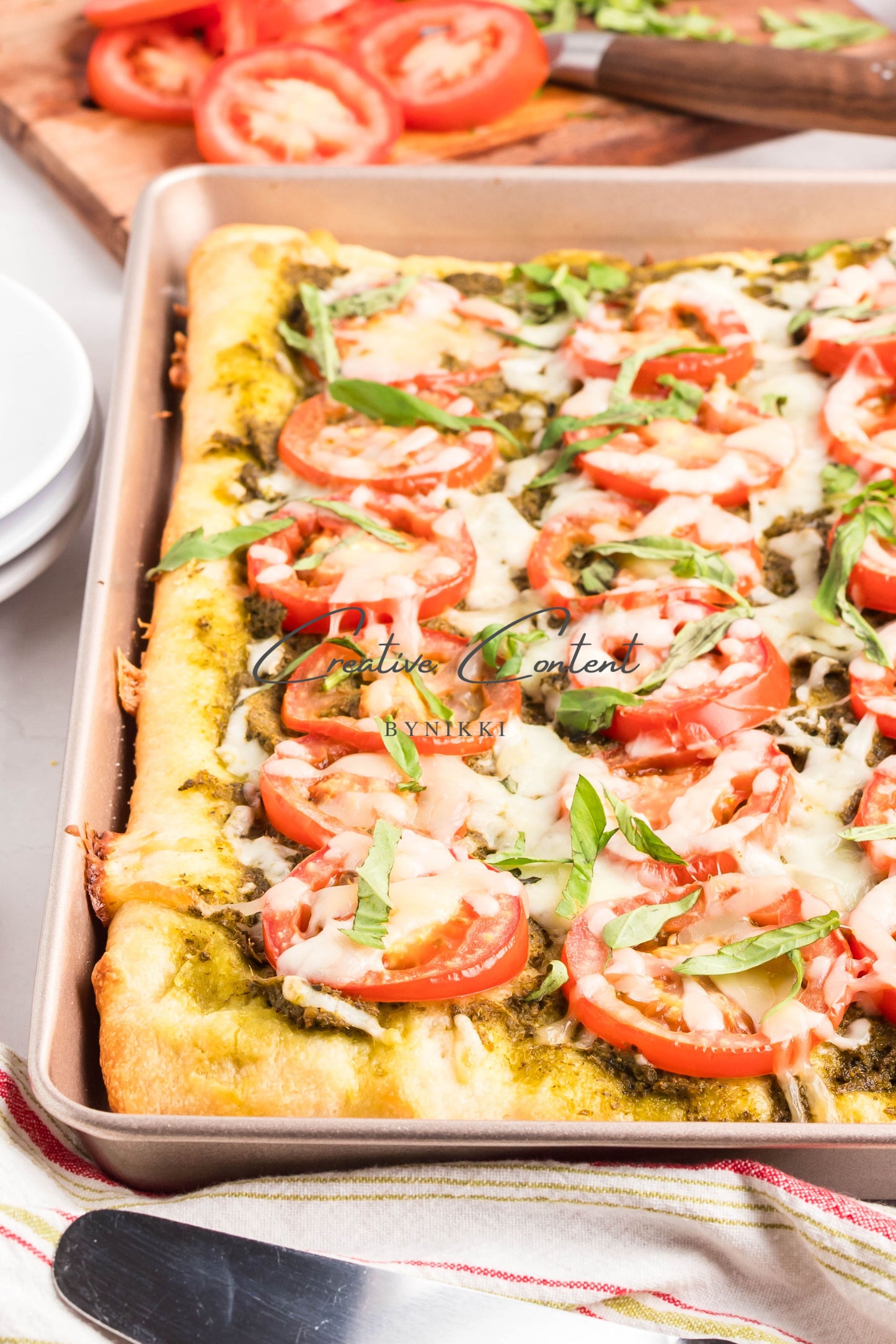 Slab Tomato Pie - Exclusive