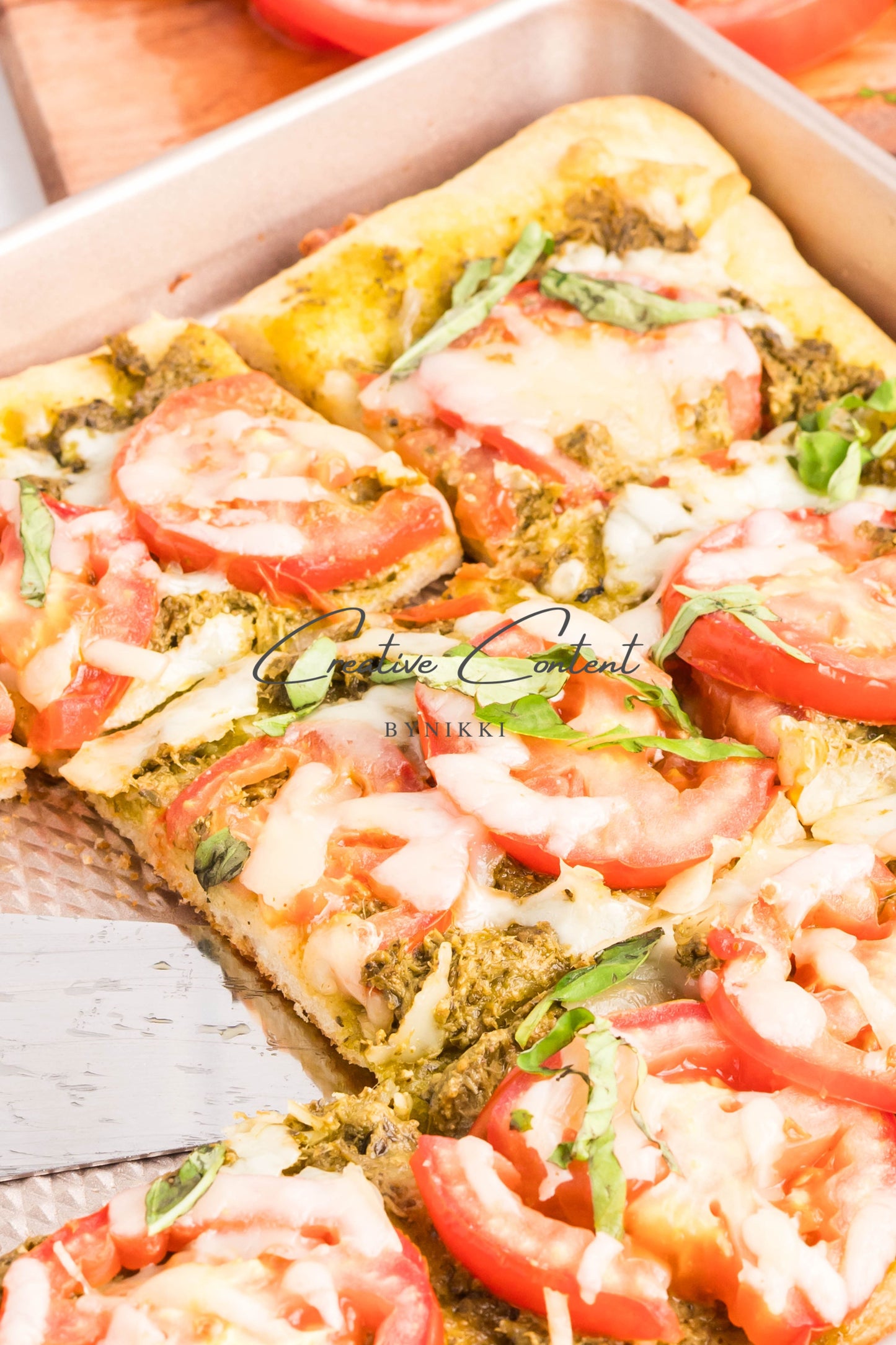 Slab Tomato Pie - Exclusive