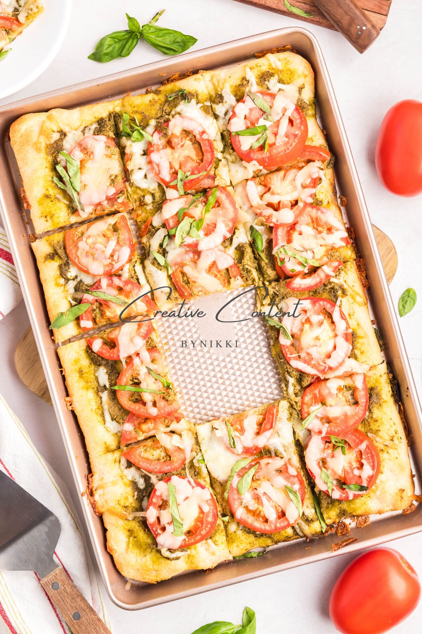 Slab Tomato Pie - Exclusive