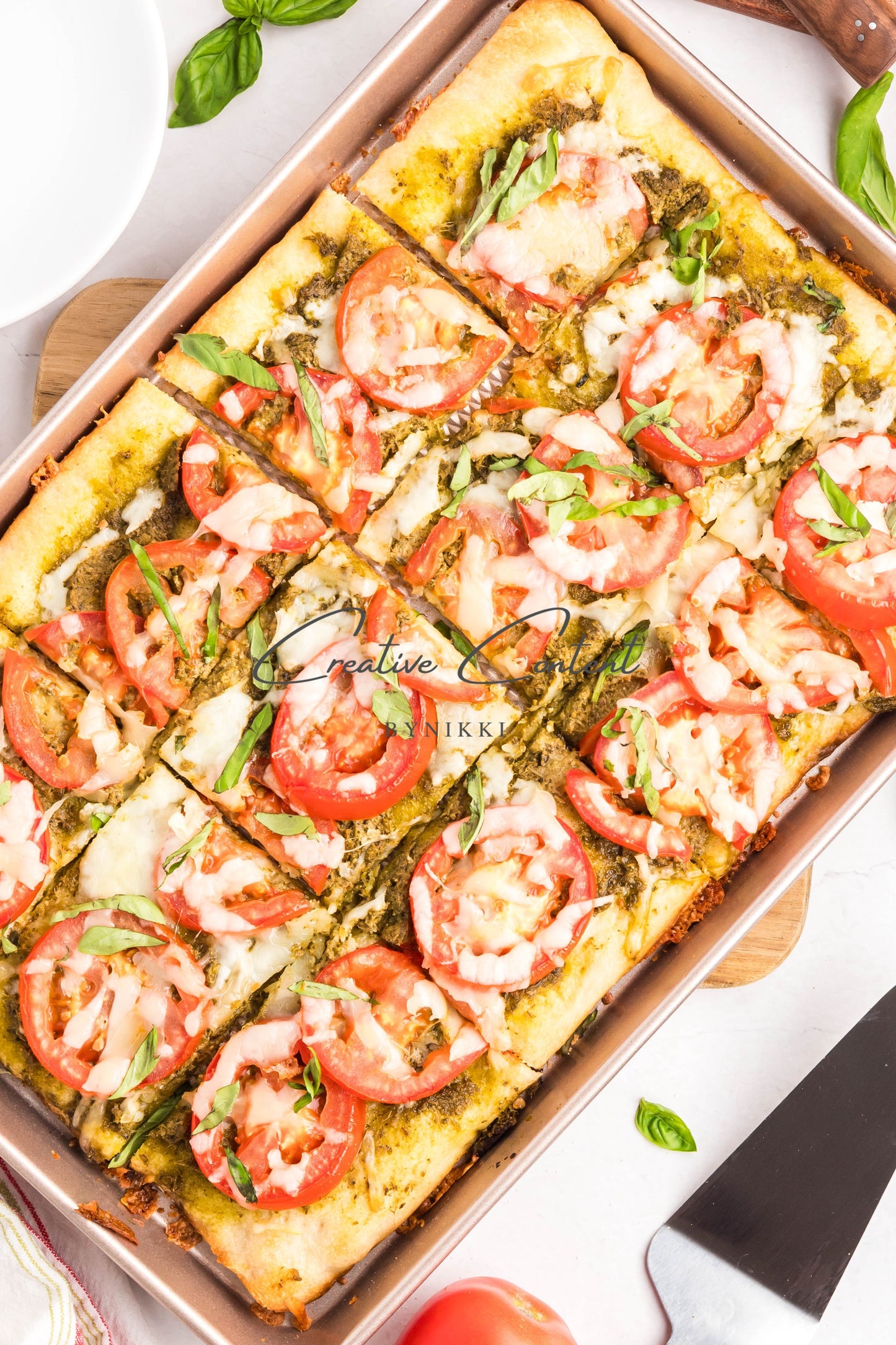 Slab Tomato Pie - Exclusive