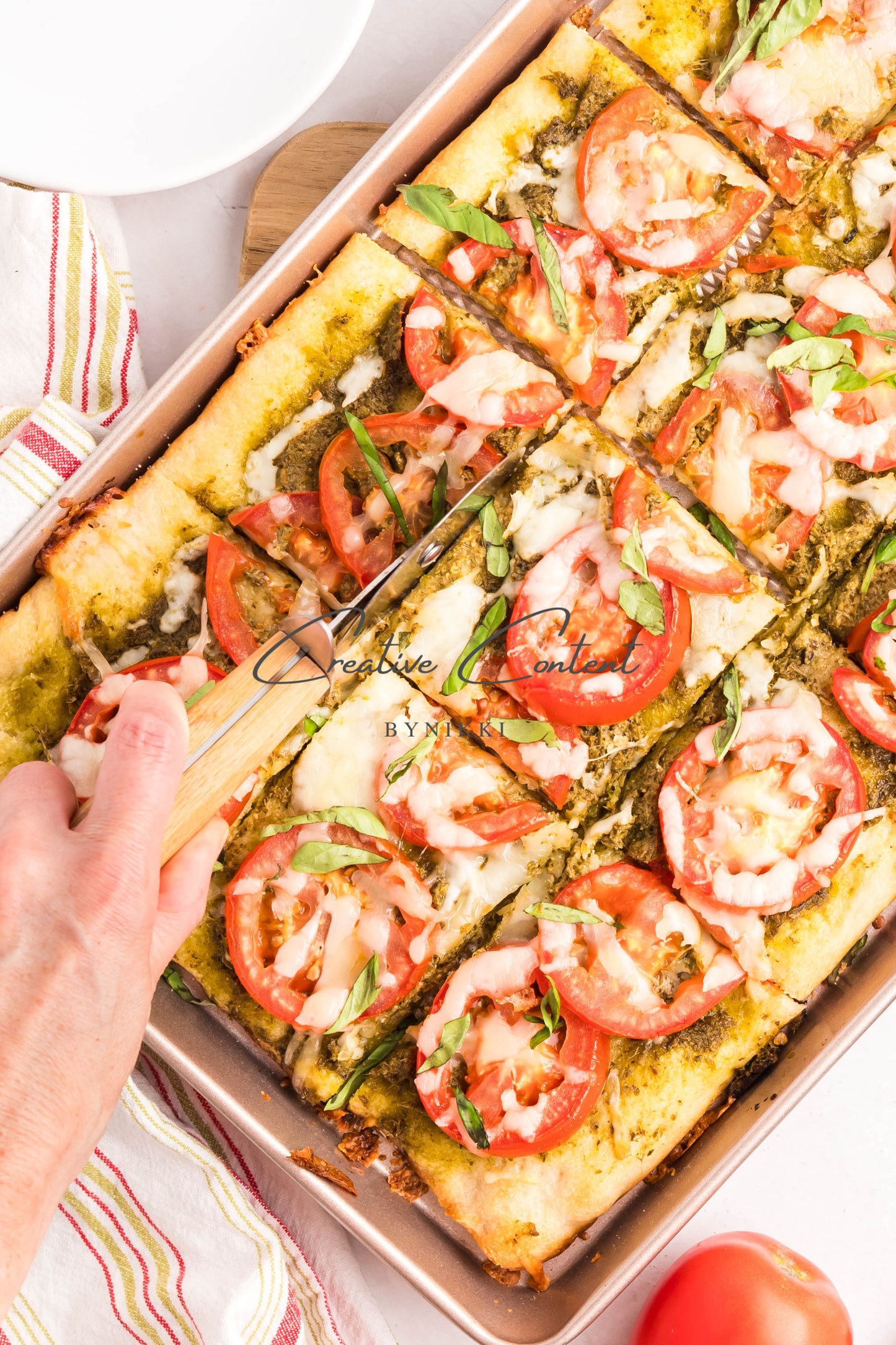 Slab Tomato Pie - Exclusive