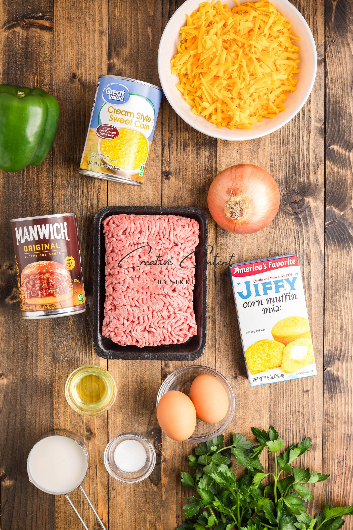 Sloppy Joe Cornbead Casserole - Exclusive