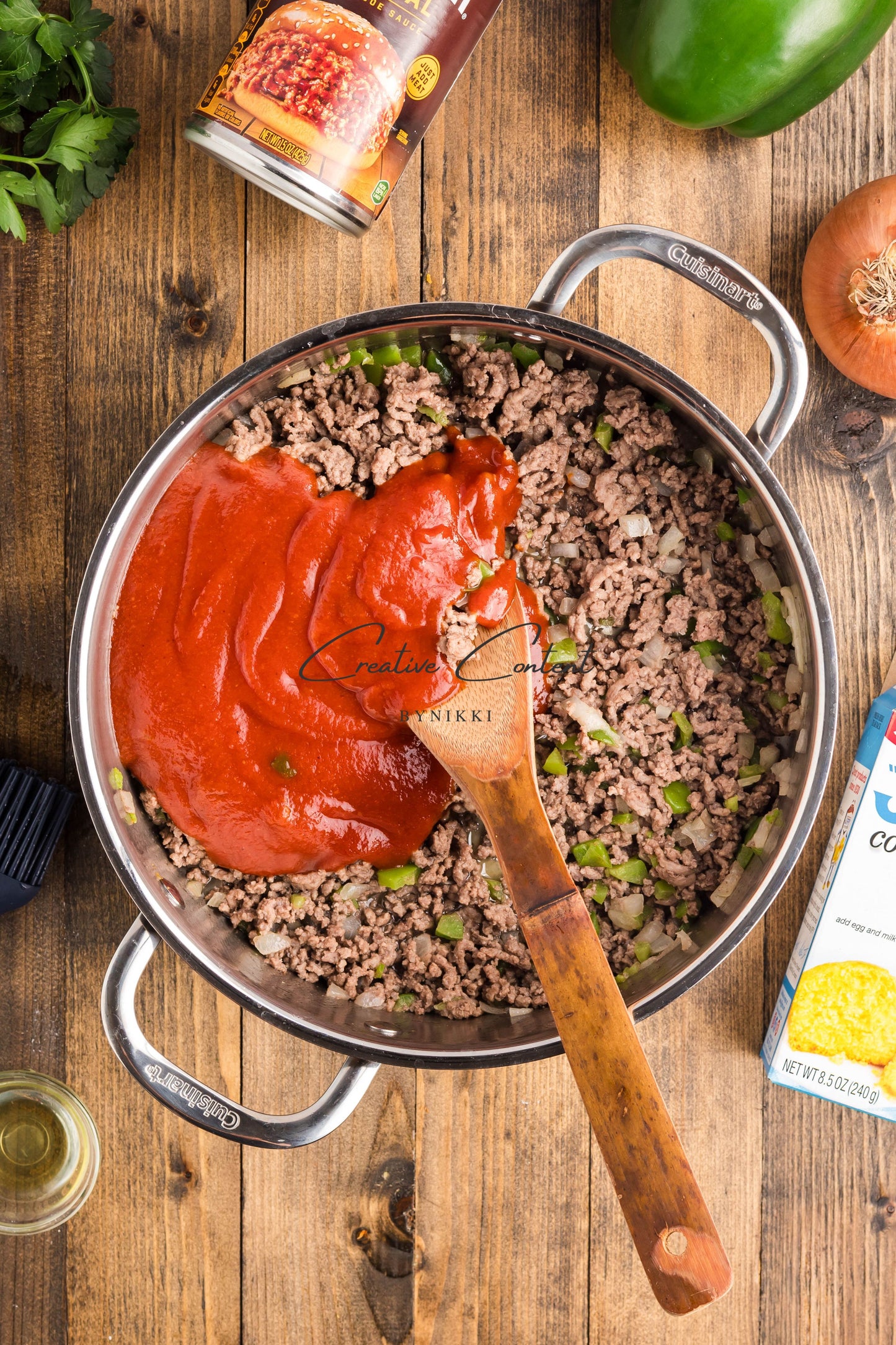 Sloppy Joe Cornbead Casserole - Exclusive