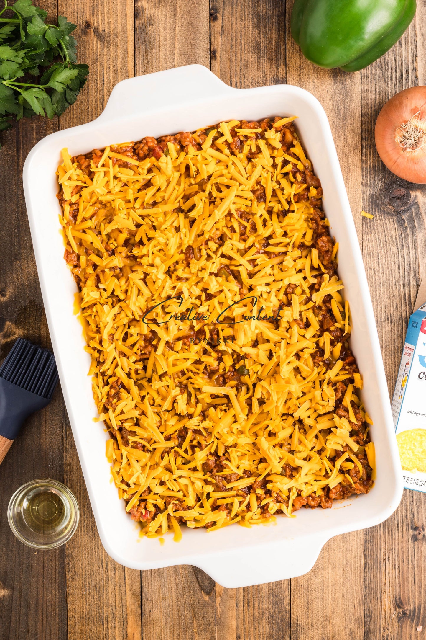 Sloppy Joe Cornbead Casserole - Exclusive
