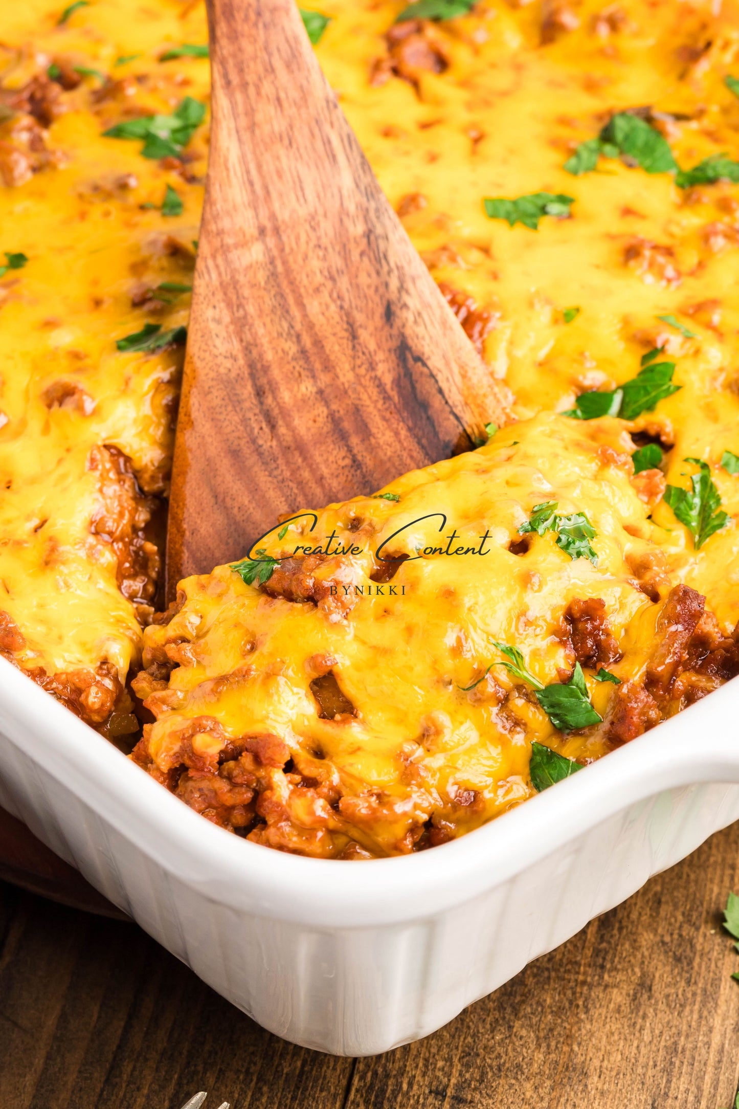 Sloppy Joe Cornbead Casserole - Exclusive