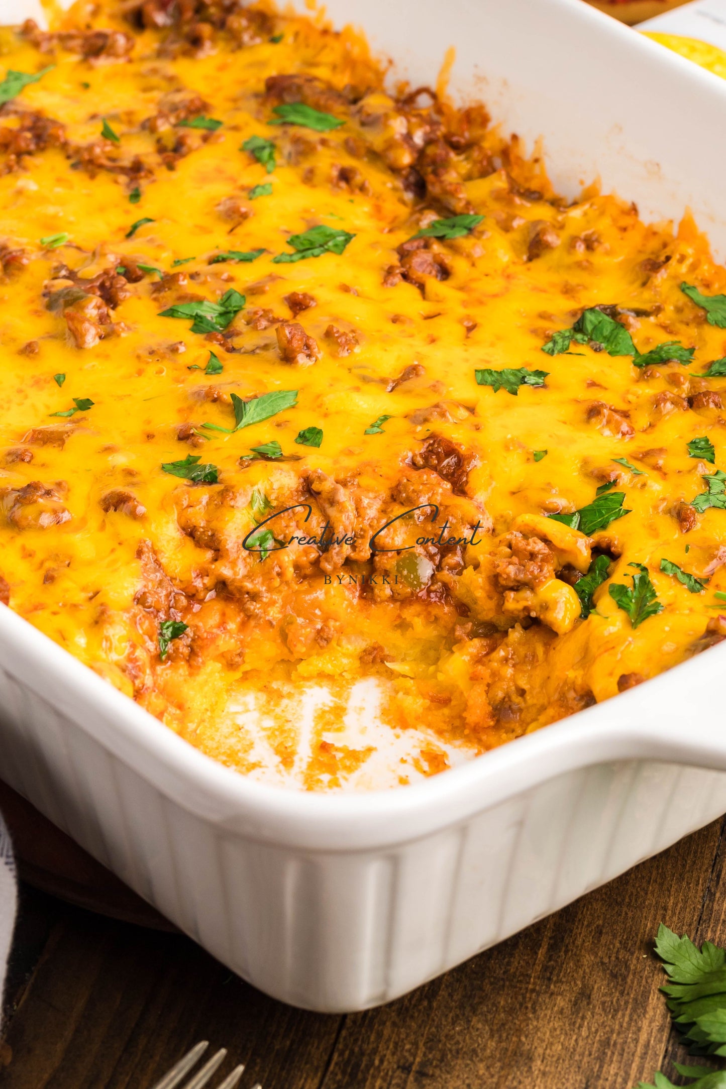 Sloppy Joe Cornbead Casserole - Exclusive