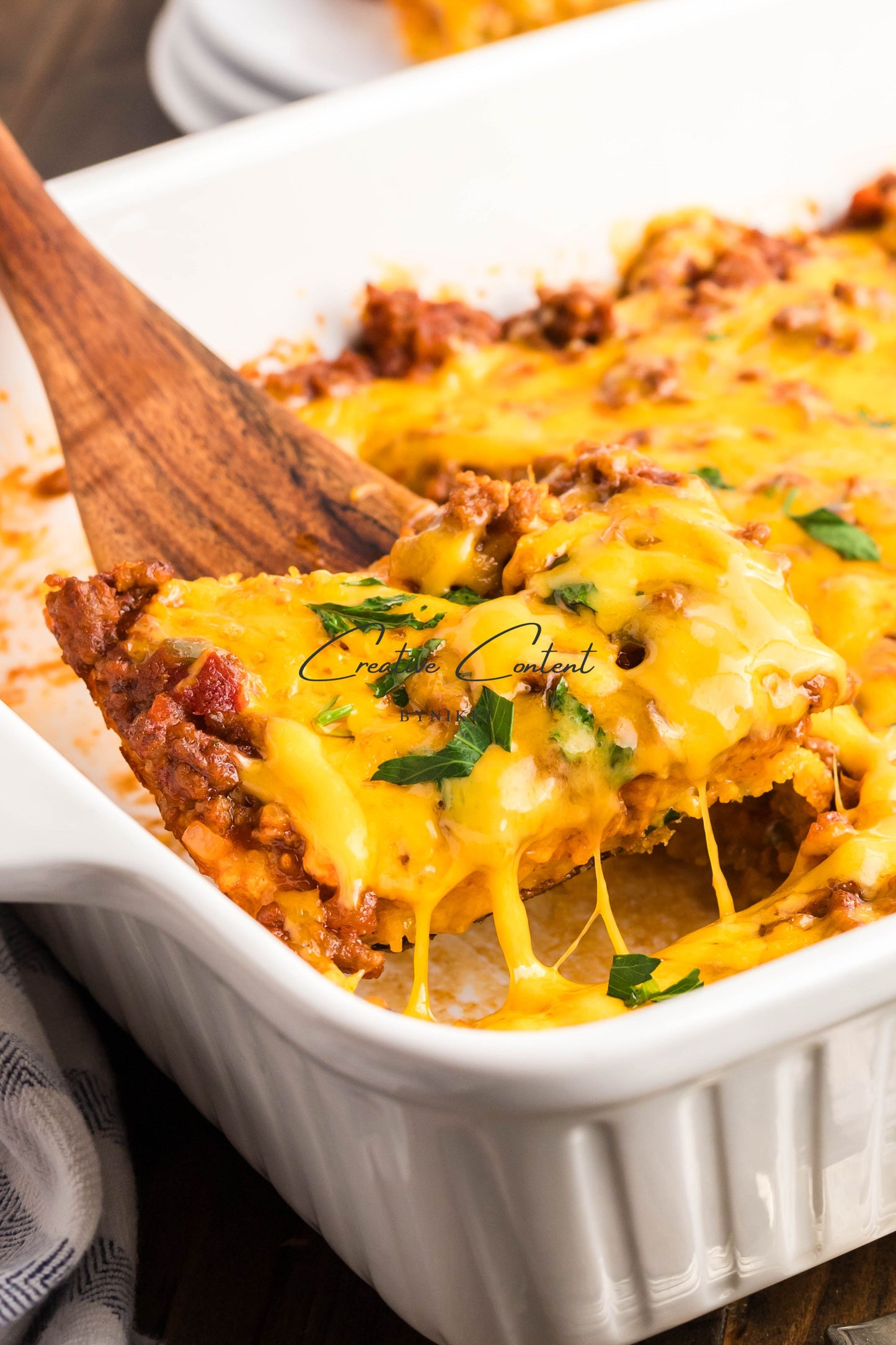 Sloppy Joe Cornbead Casserole - Exclusive