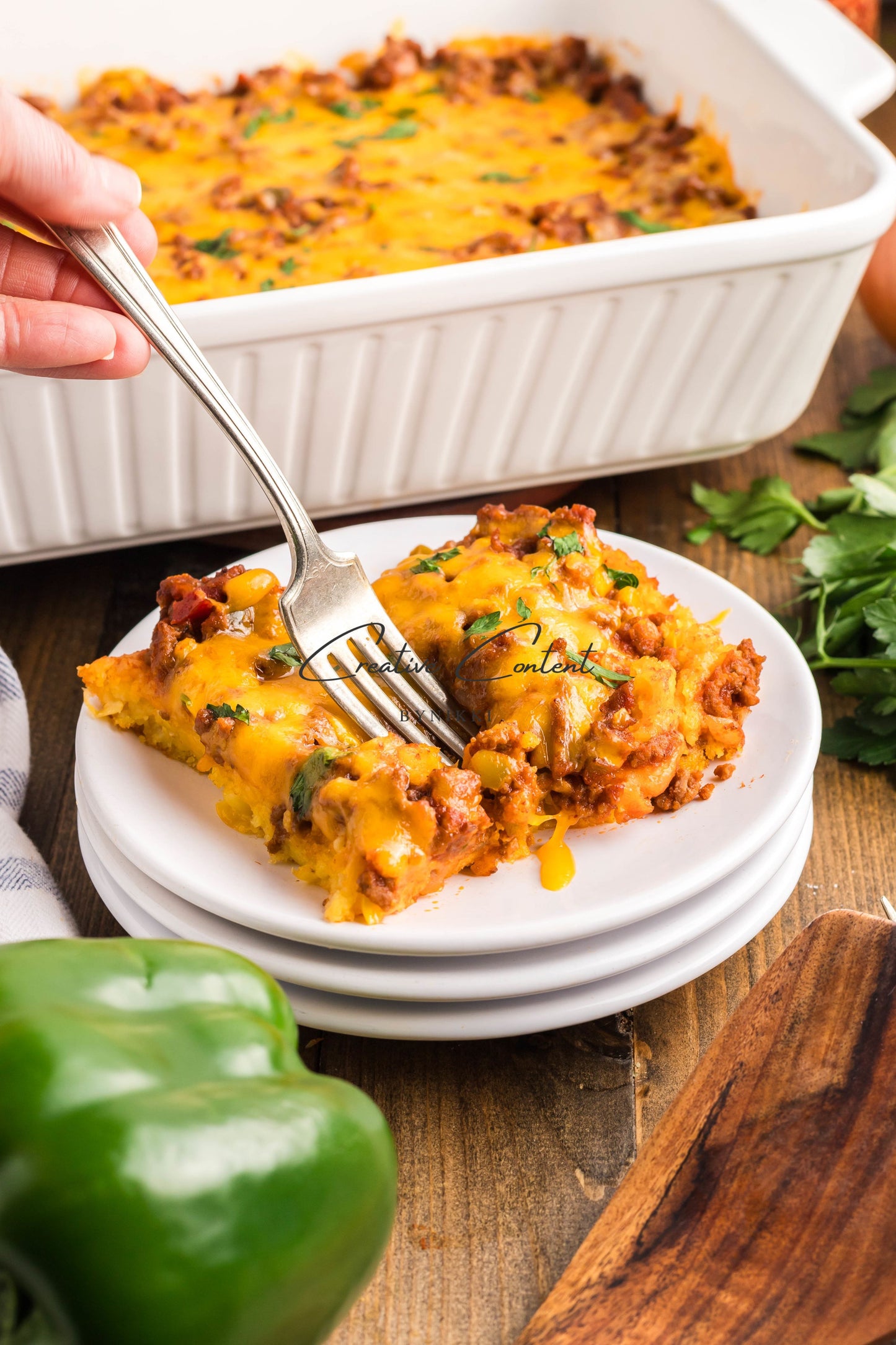 Sloppy Joe Cornbead Casserole - Exclusive