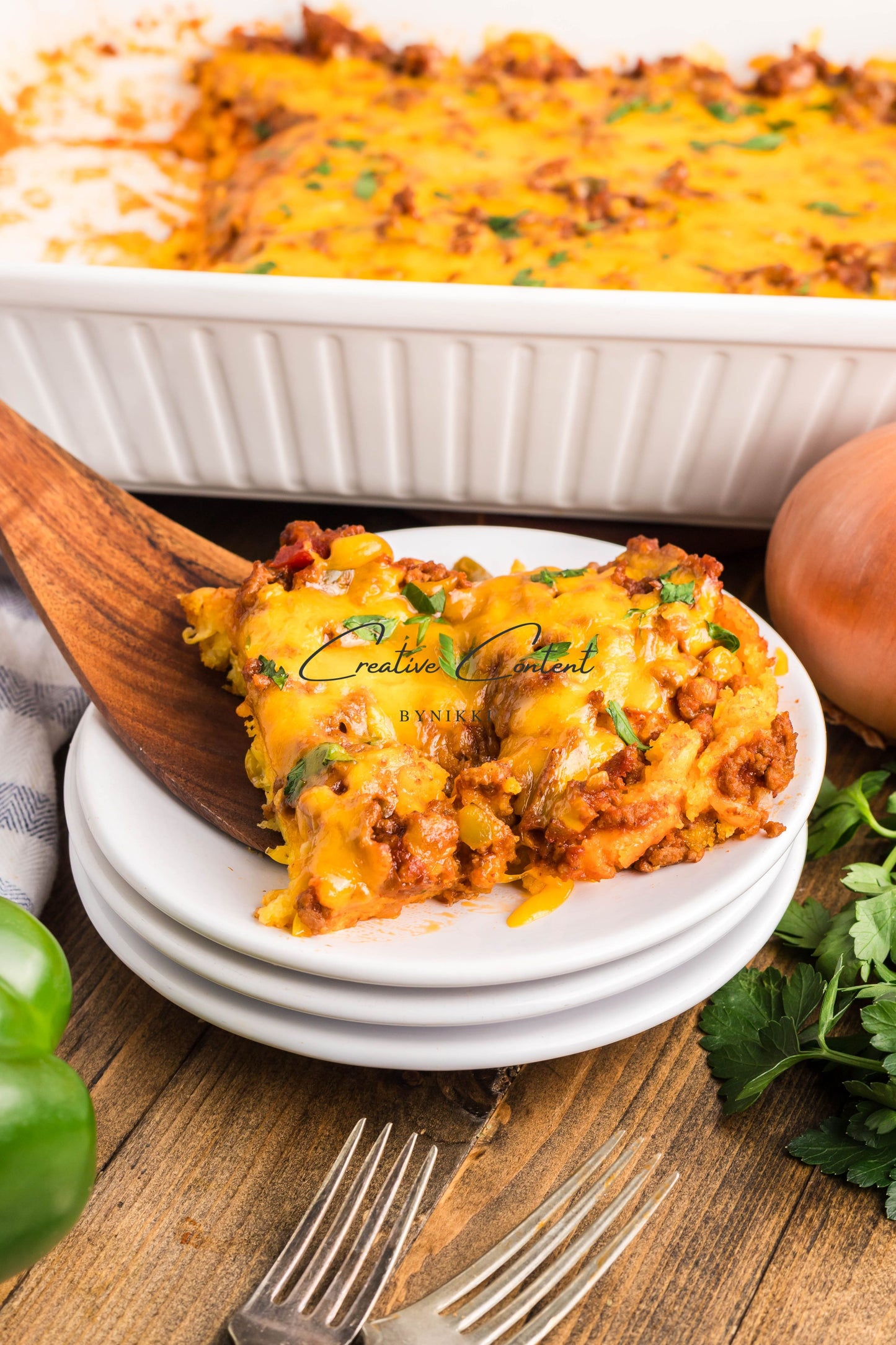 Sloppy Joe Cornbead Casserole - Exclusive