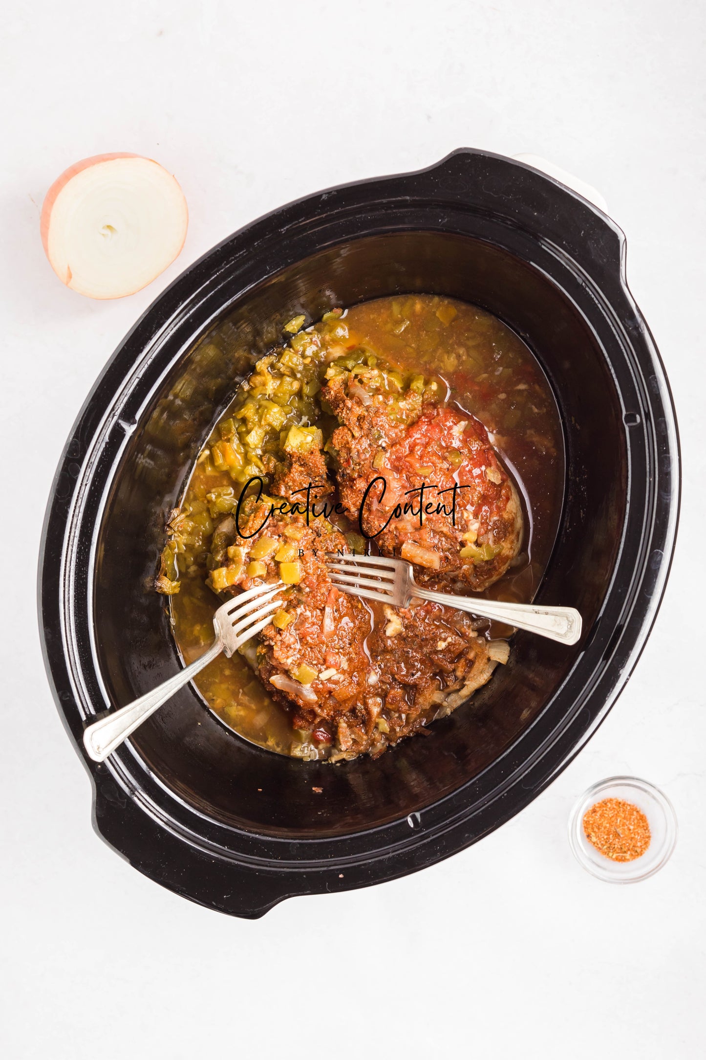 Slow Cooker Shredded Taco Chicken - Set 2 of 2