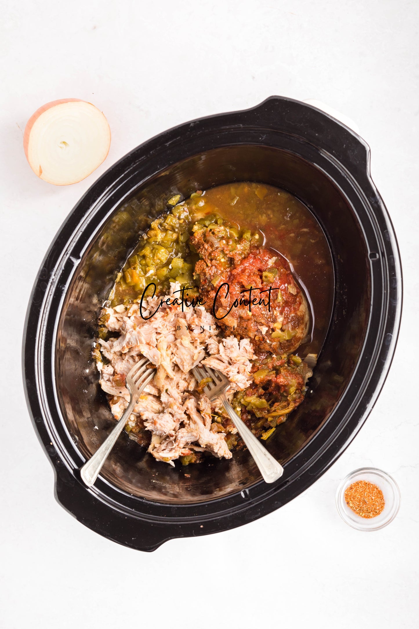 Slow Cooker Shredded Taco Chicken - Set 2 of 2