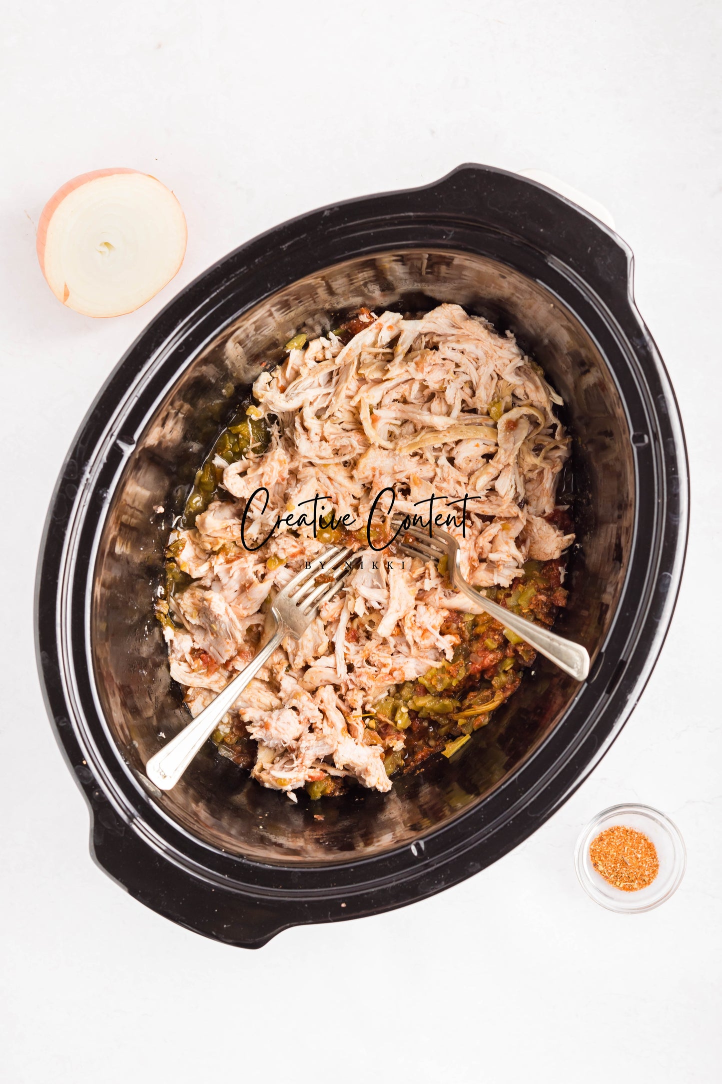 Slow Cooker Shredded Taco Chicken - Set 2 of 2