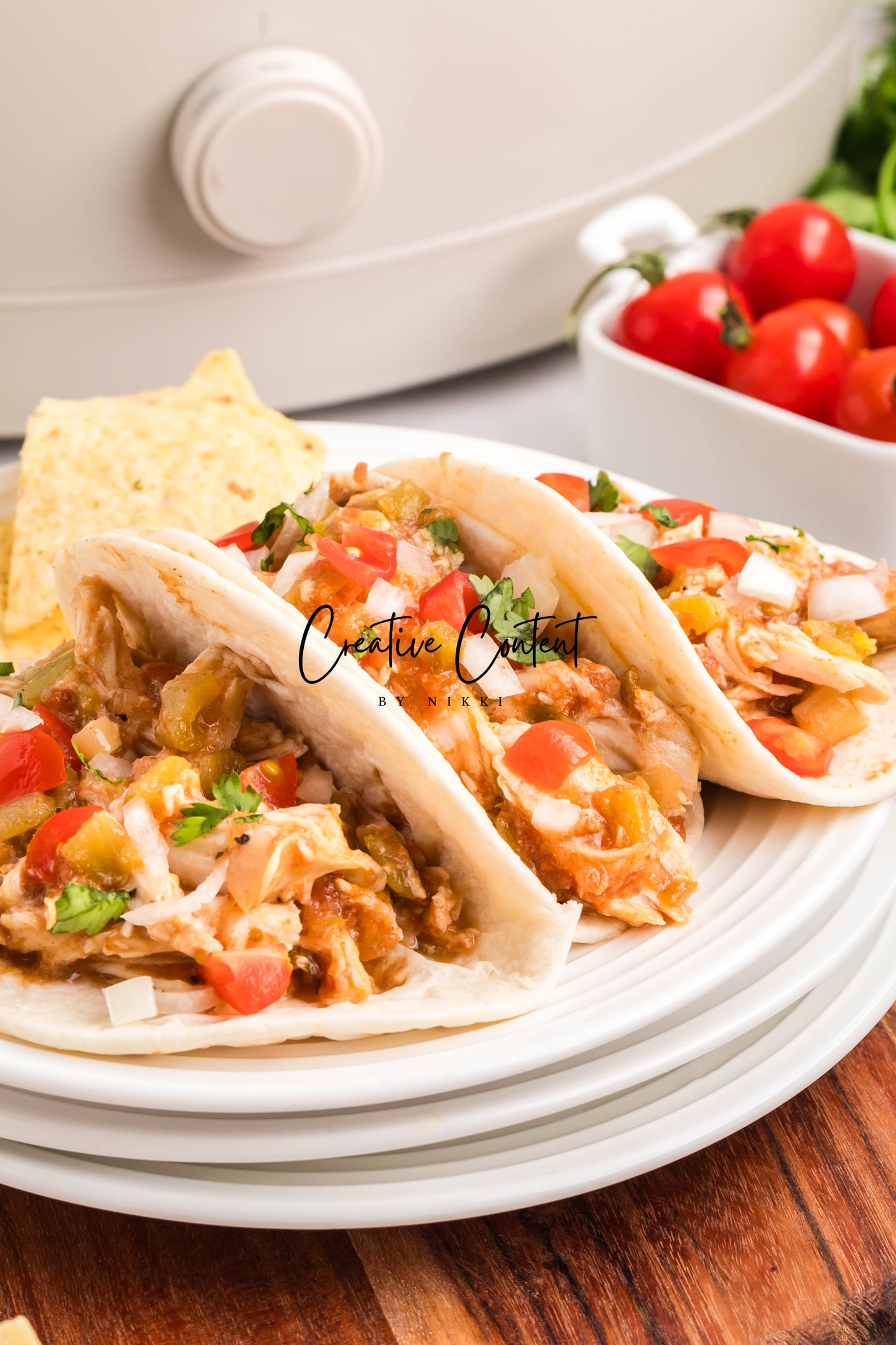 Slow Cooker Shredded Taco Chicken - Set 1 of 2