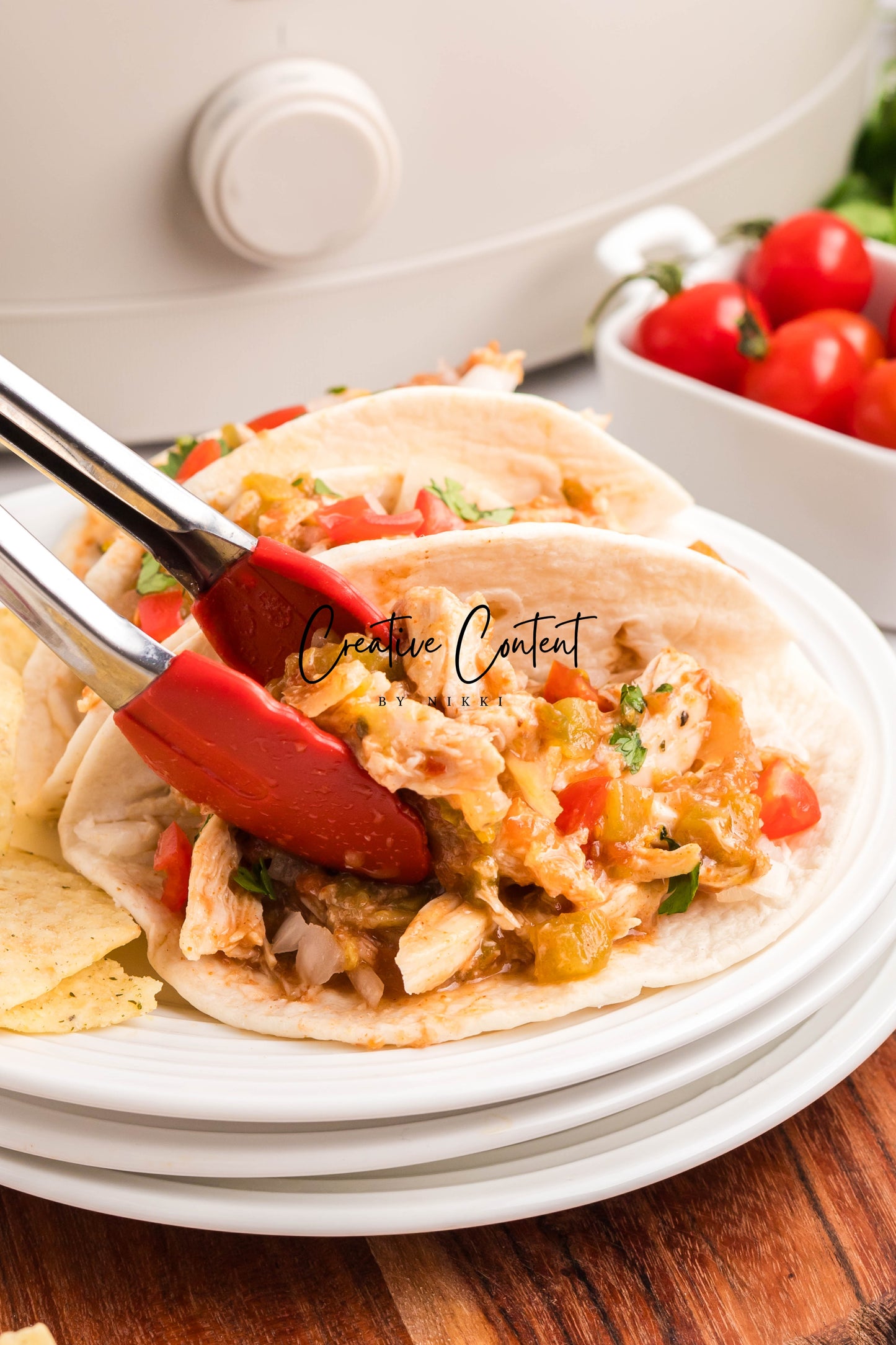 Slow Cooker Shredded Taco Chicken - Set 1 of 2