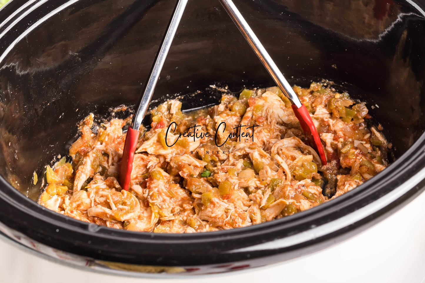 Slow Cooker Shredded Taco Chicken - Set 1 of 2