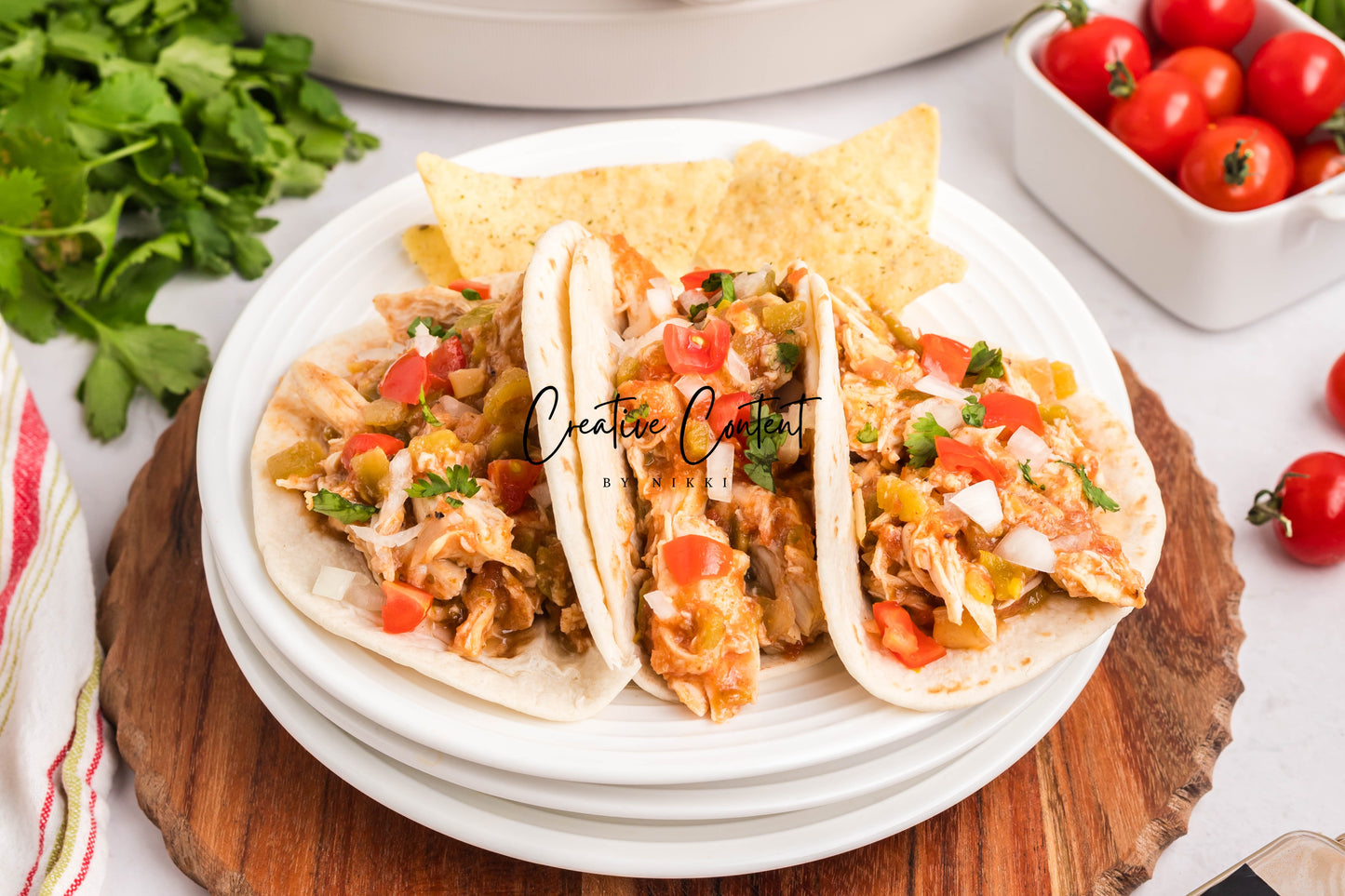 Slow Cooker Shredded Taco Chicken - Set 1 of 2
