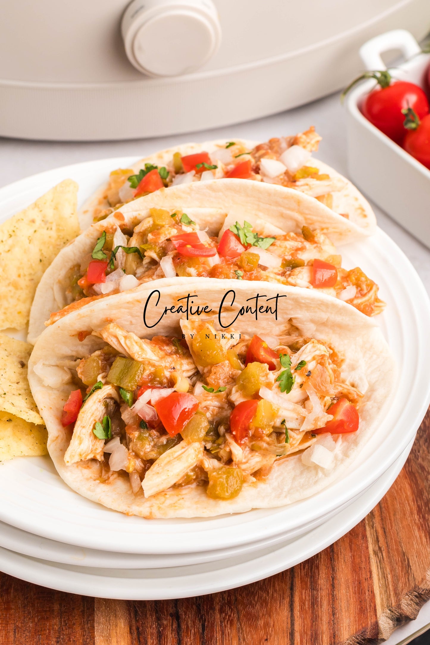 Slow Cooker Shredded Taco Chicken - Set 1 of 2