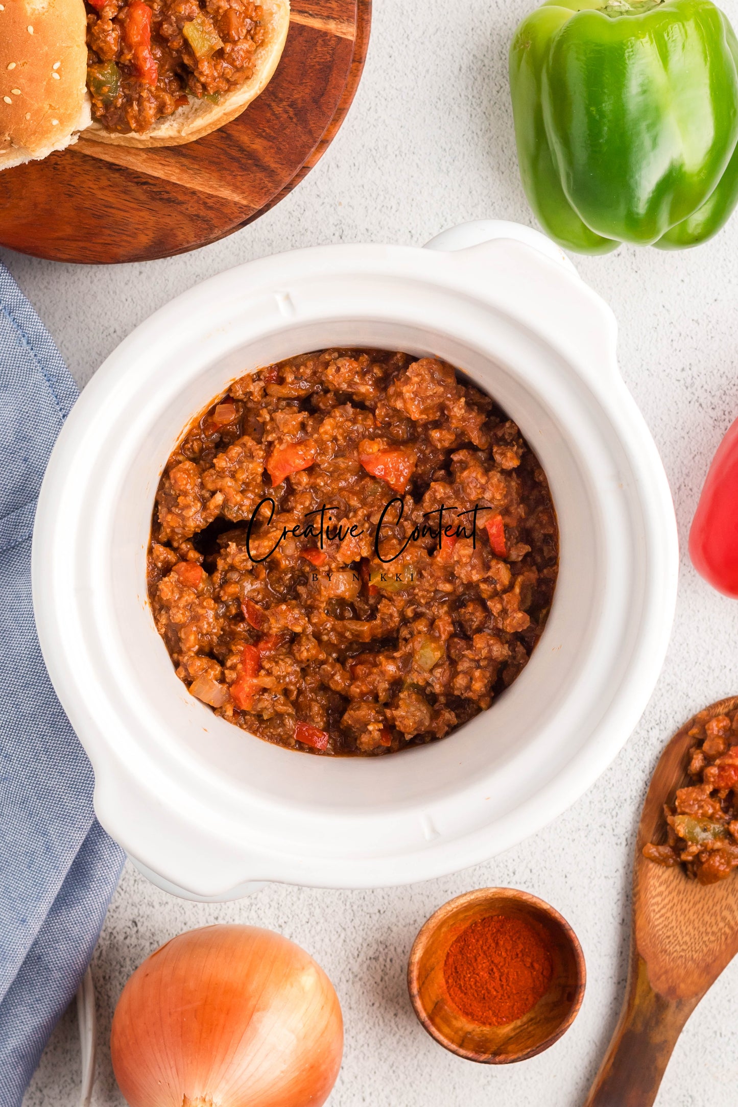 Slow Cooker Sloppy Joes - Set 1 of 2