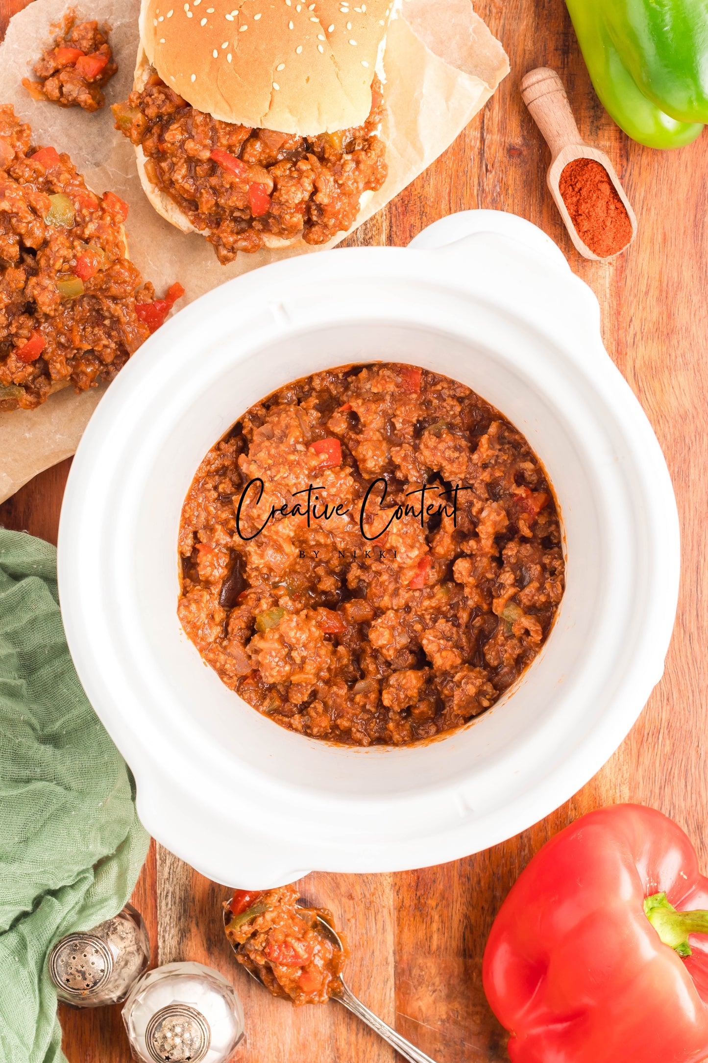 Slow Cooker Sloppy Joes - Set 2 of 2