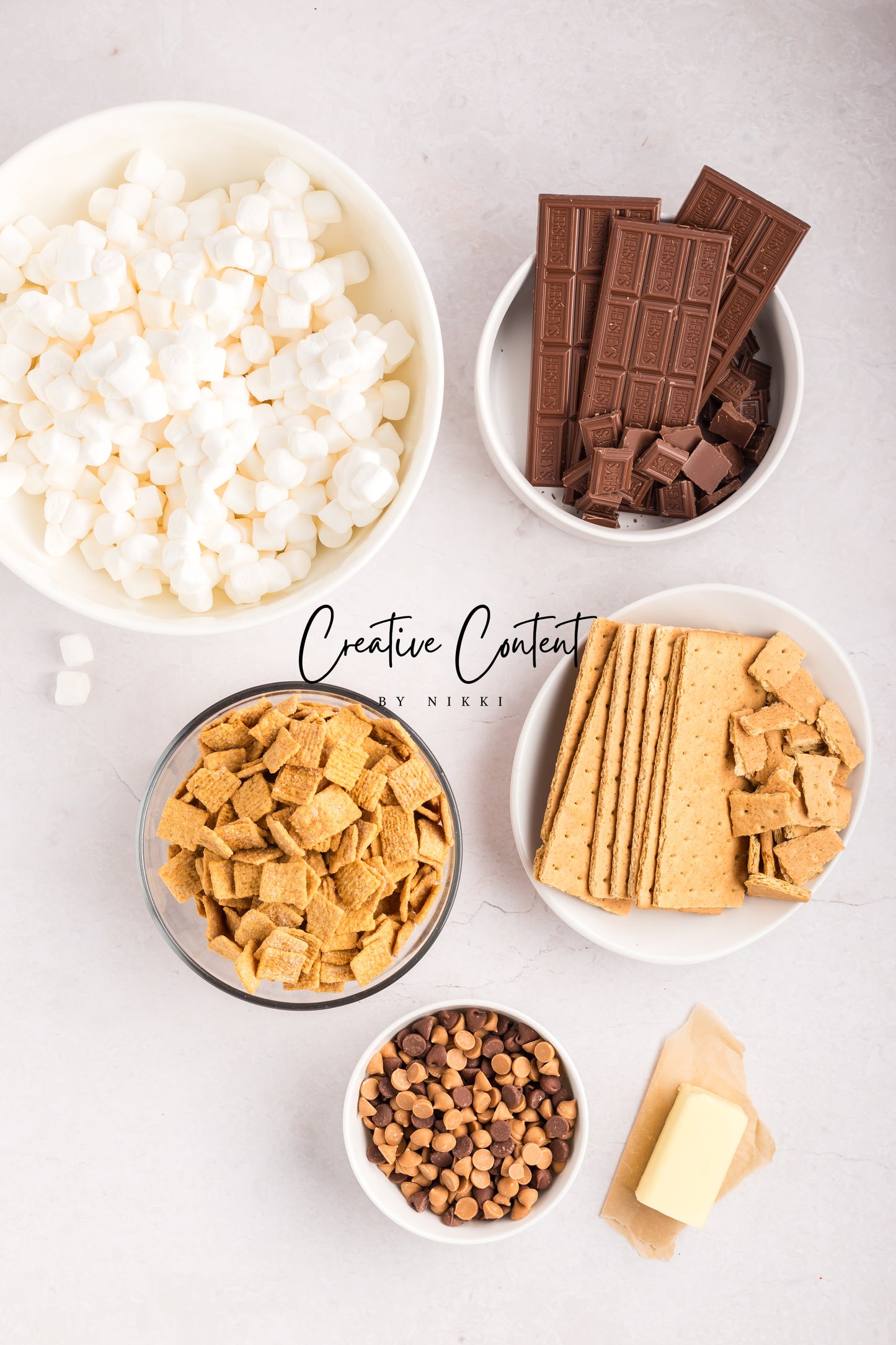 No Bake Smores Bars-Set 2 of 2
