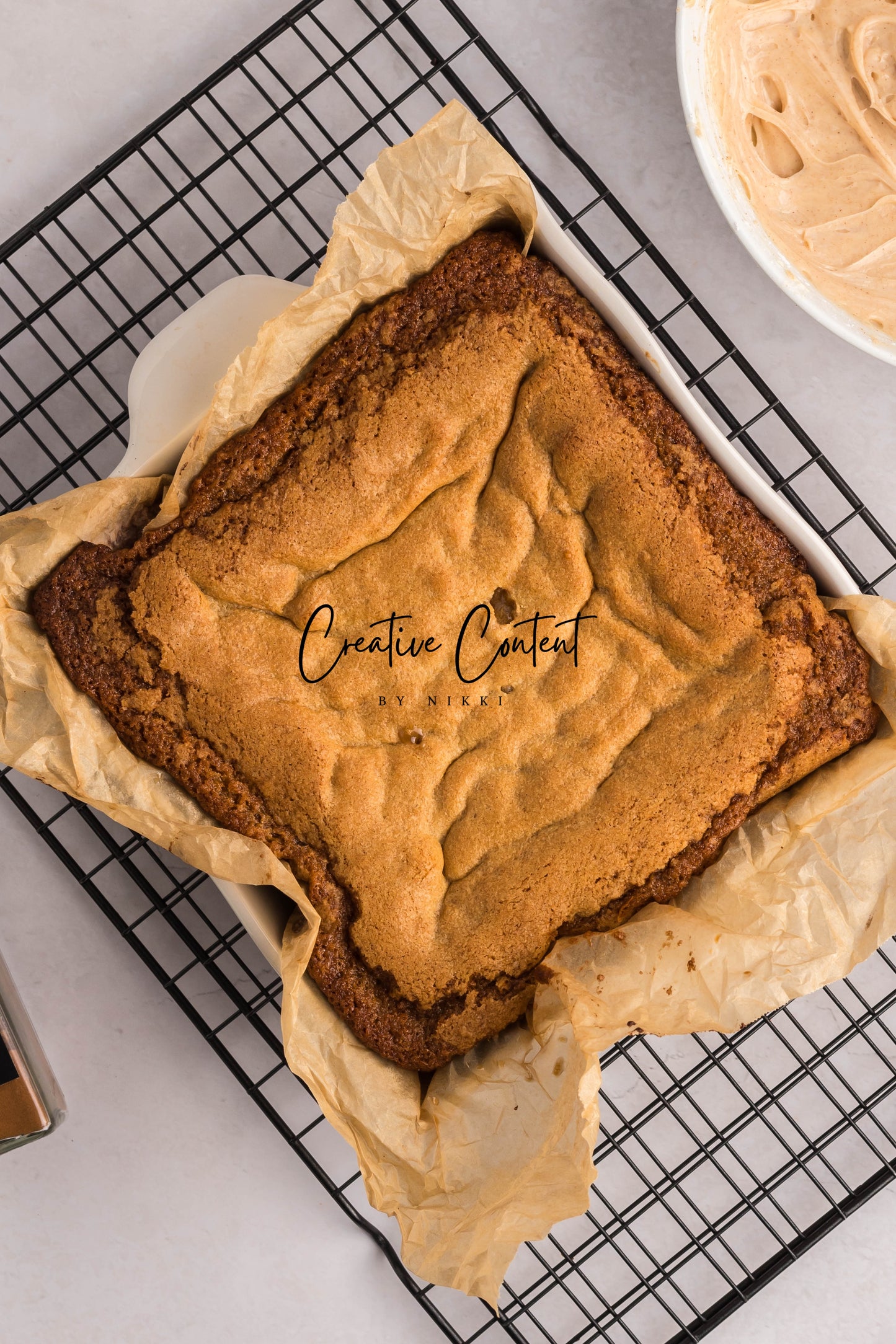 Snickerdoodle Bars + Cinnamon Cream Cheese Frosting - Set 2 of 2