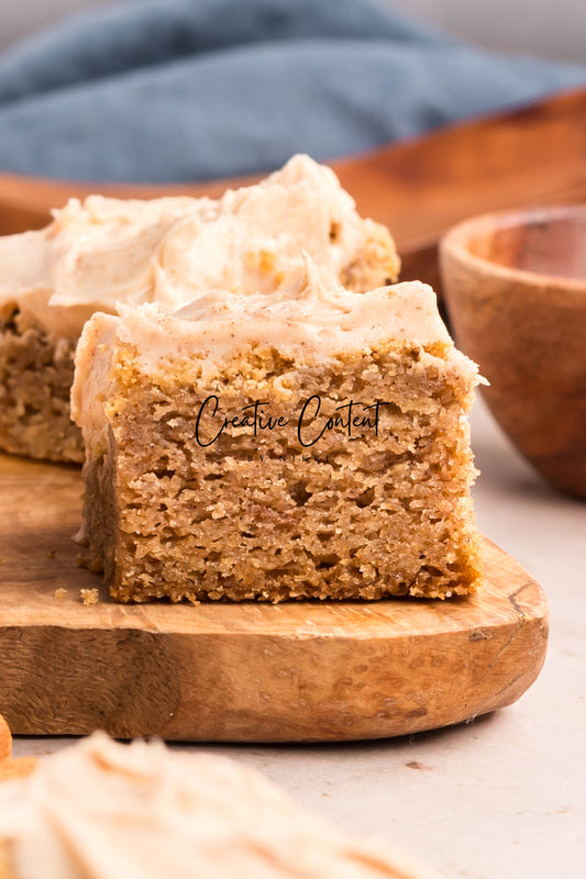 Snickerdoodle Bars + Cinnamon Cream Cheese Frosting - Set 2 of 2