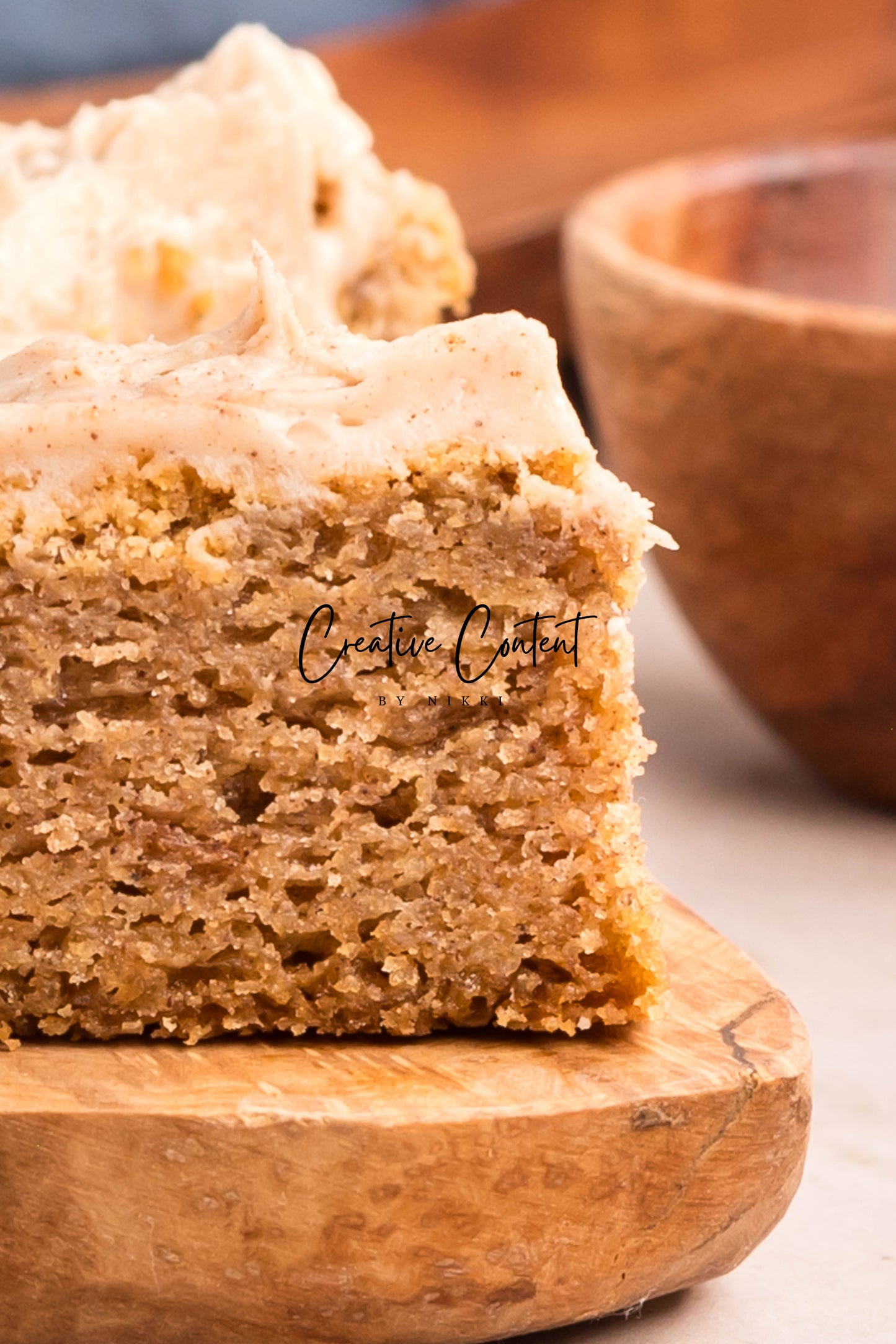Snickerdoodle Bars + Cinnamon Cream Cheese Frosting - Set 2 of 2