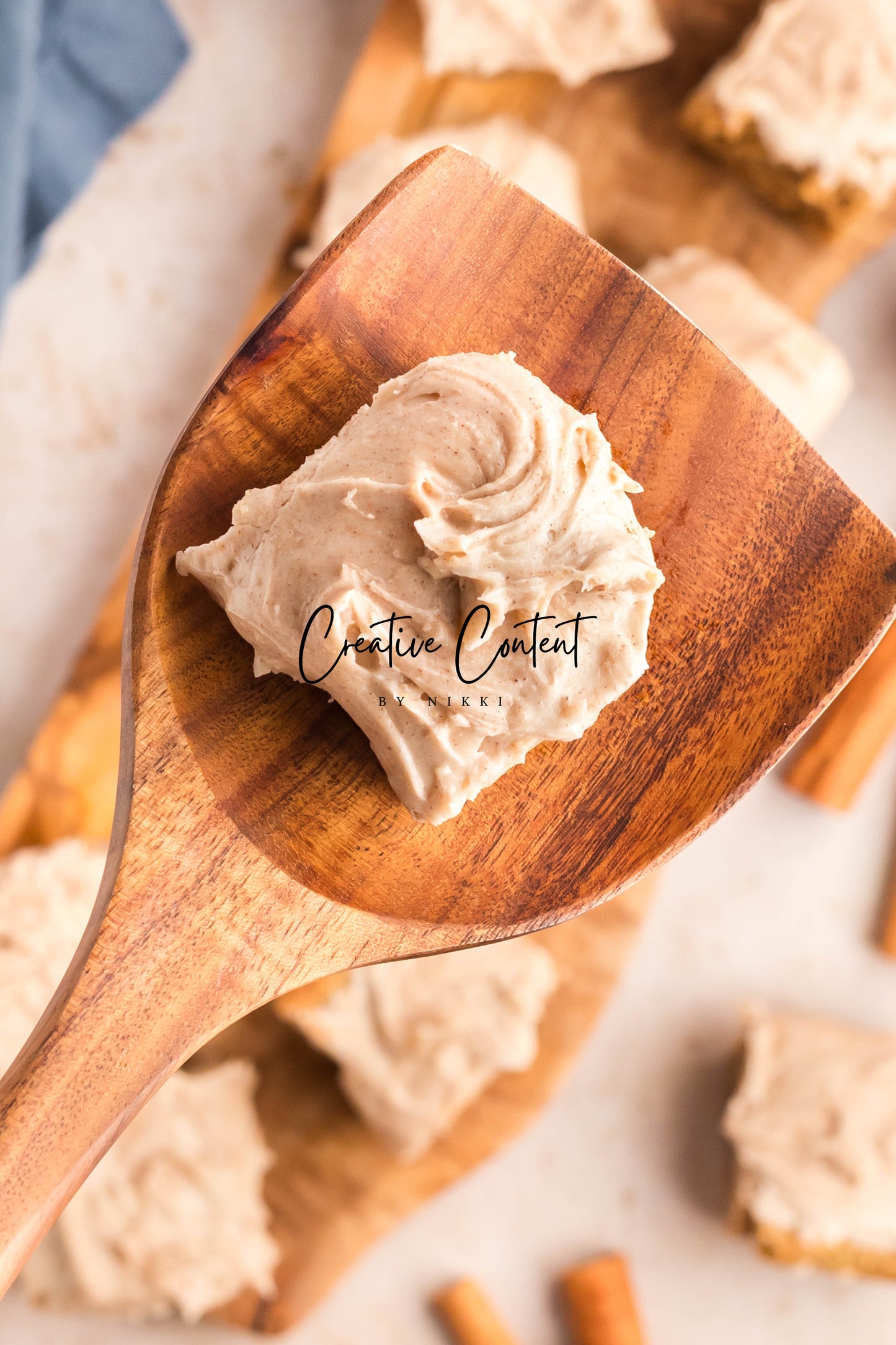 Snickerdoodle Bars + Cinnamon Cream Cheese Frosting - Set 2 of 2