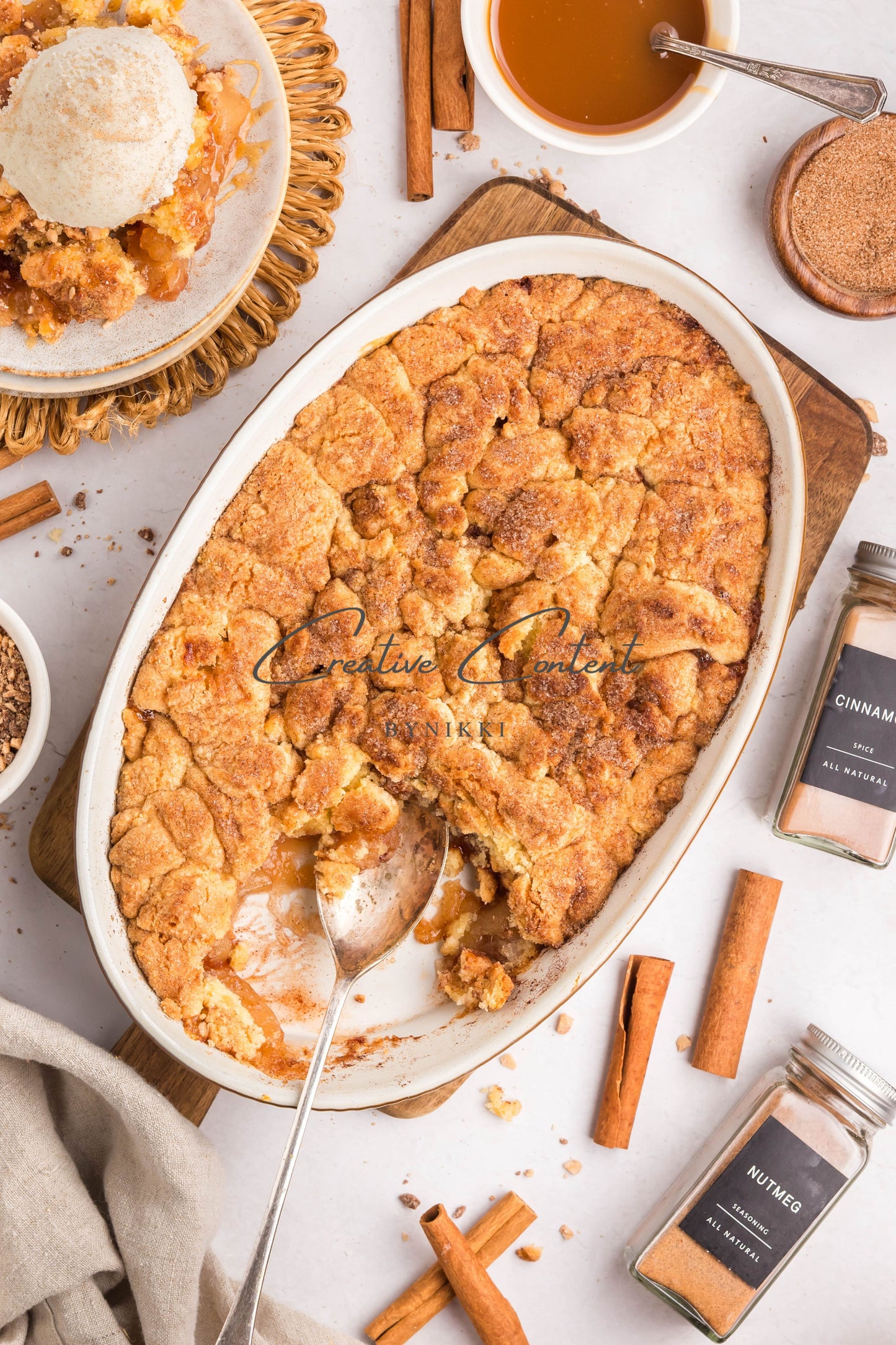Snickerdoodle Apple Cobbler -  Exclusive