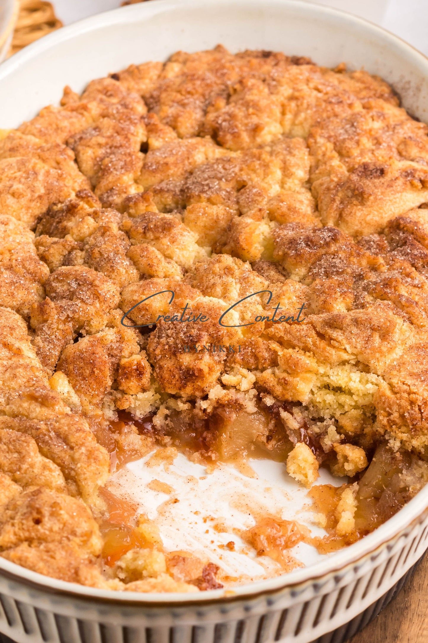 Snickerdoodle Apple Cobbler -  Exclusive