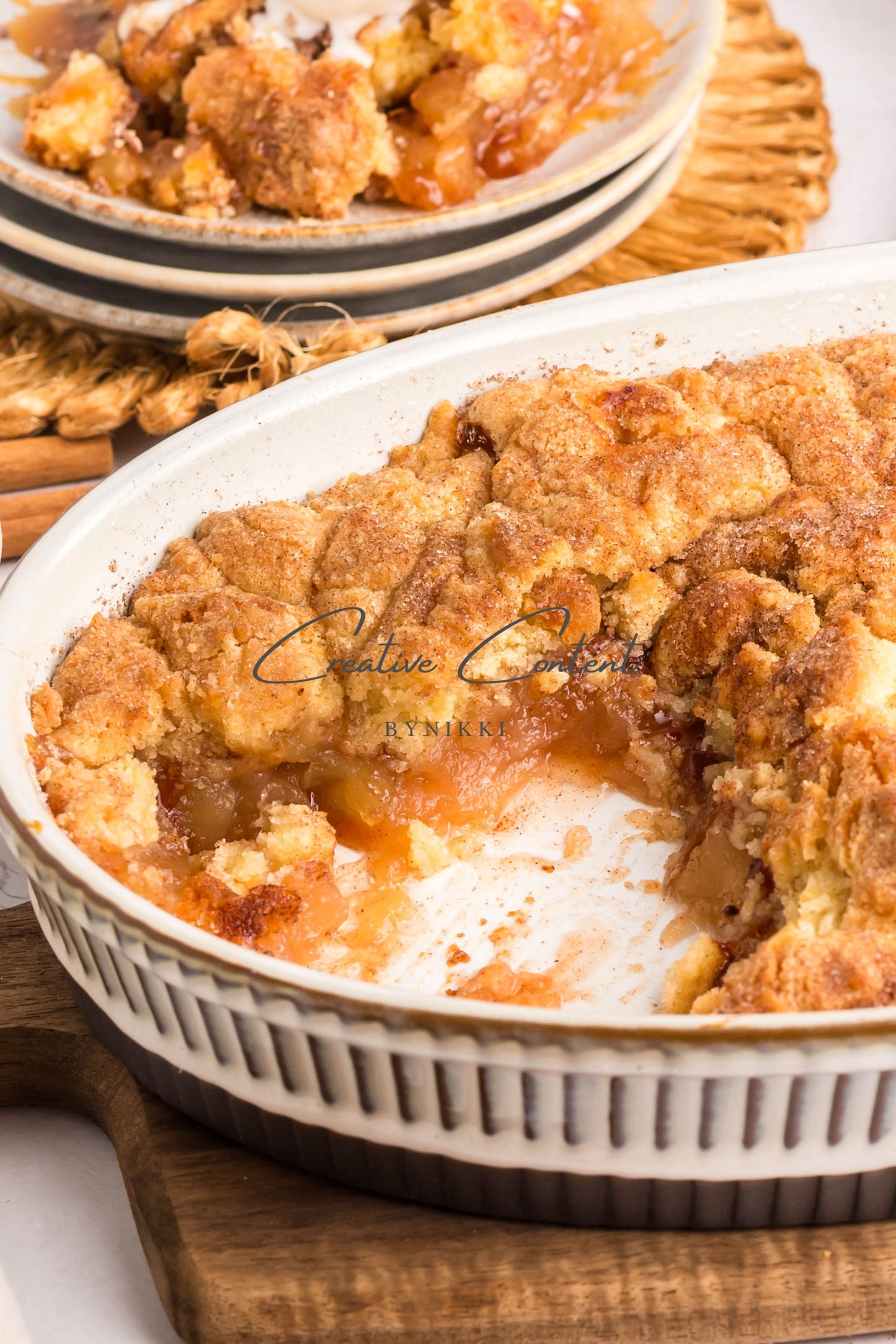 Snickerdoodle Apple Cobbler -  Exclusive