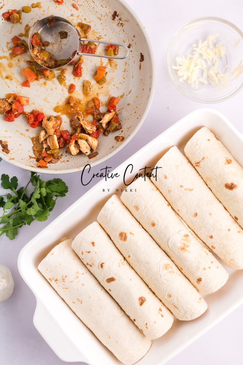 Sour Cream Chicken Enchiladas - Exclusive