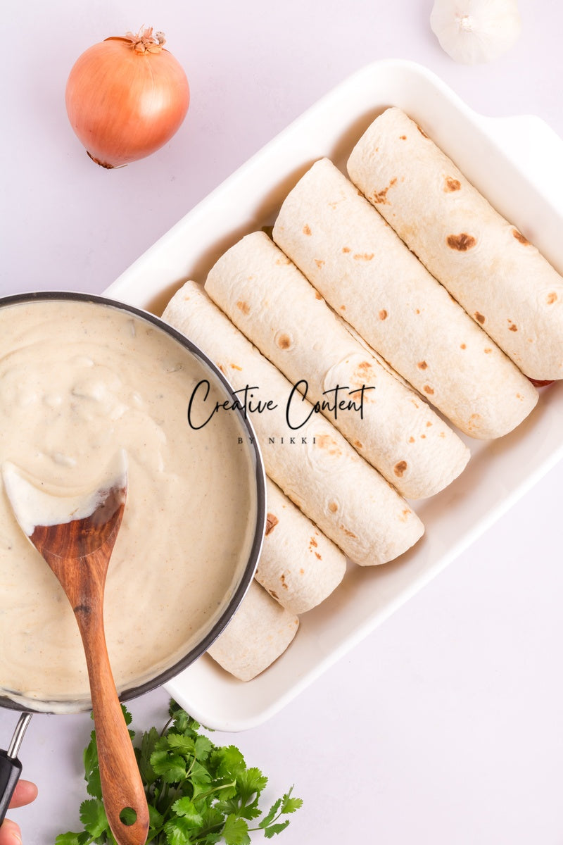 Sour Cream Chicken Enchiladas - Exclusive