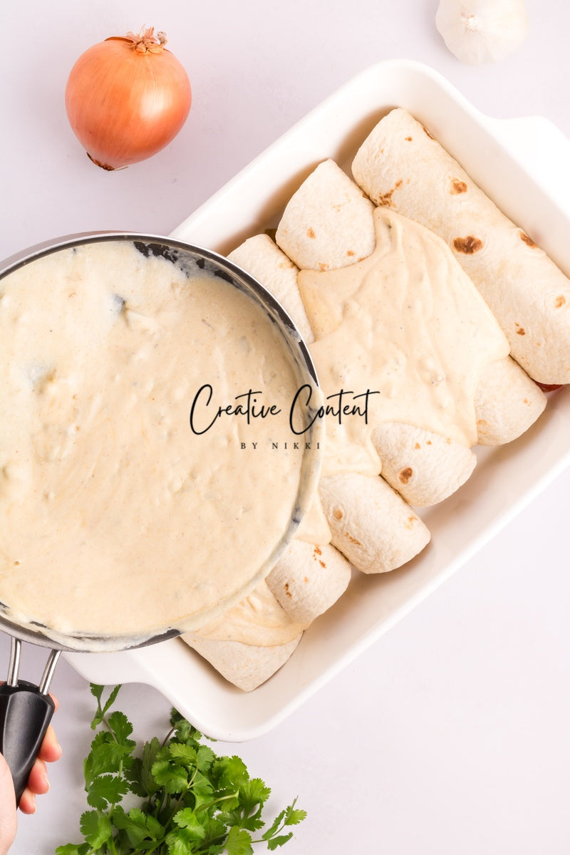 Sour Cream Chicken Enchiladas - Exclusive