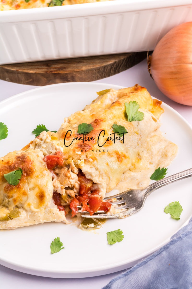 Sour Cream Chicken Enchiladas - Exclusive