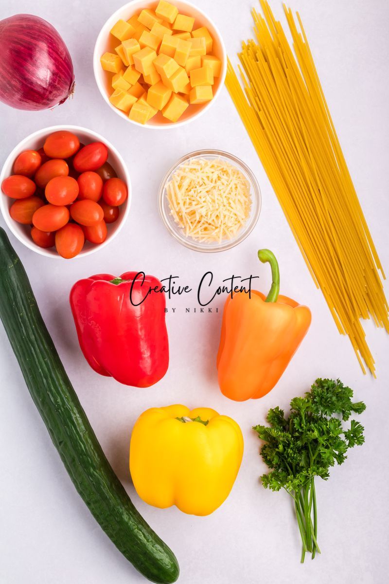 Spaghetti Pasta Salad - Set 1 of 2