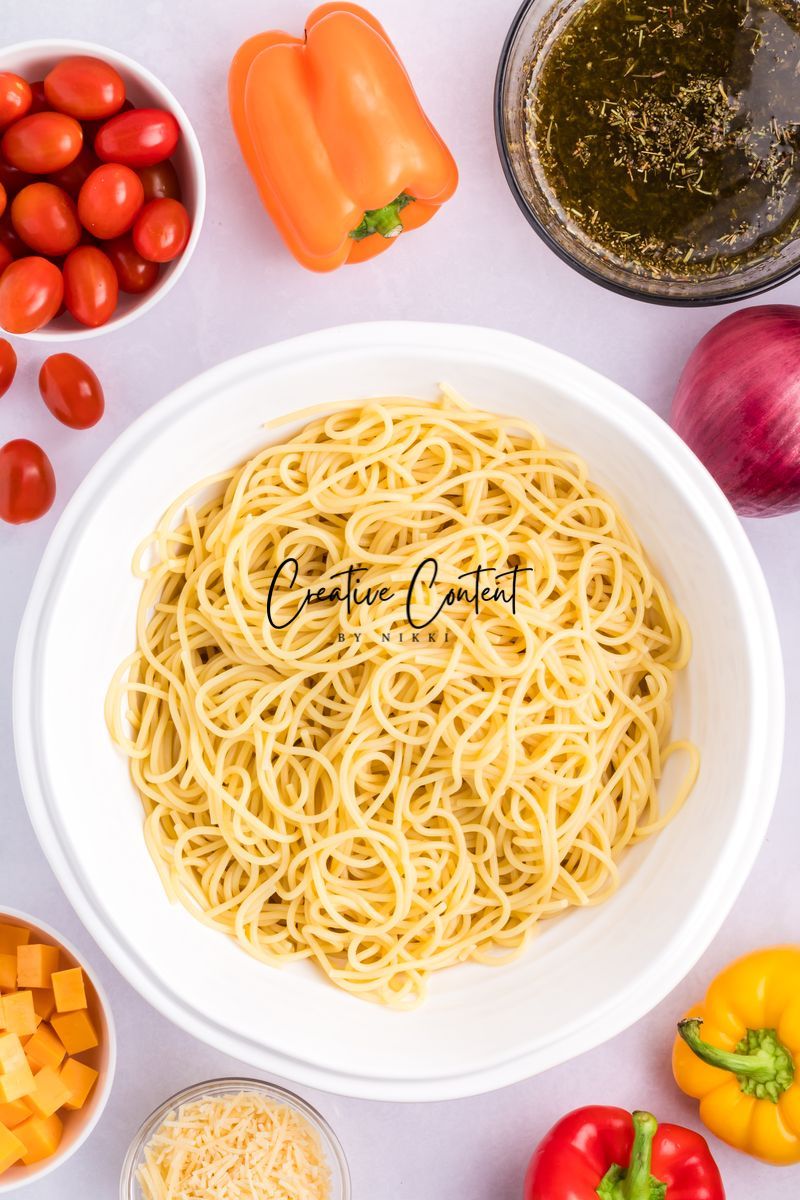 Spaghetti Pasta Salad - Set 2 of 2