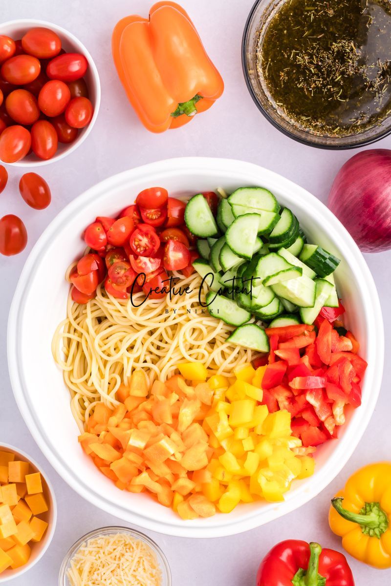 Spaghetti Pasta Salad - Set 2 of 2