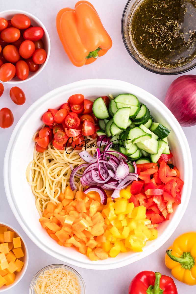 Spaghetti Pasta Salad - Set 1 of 2