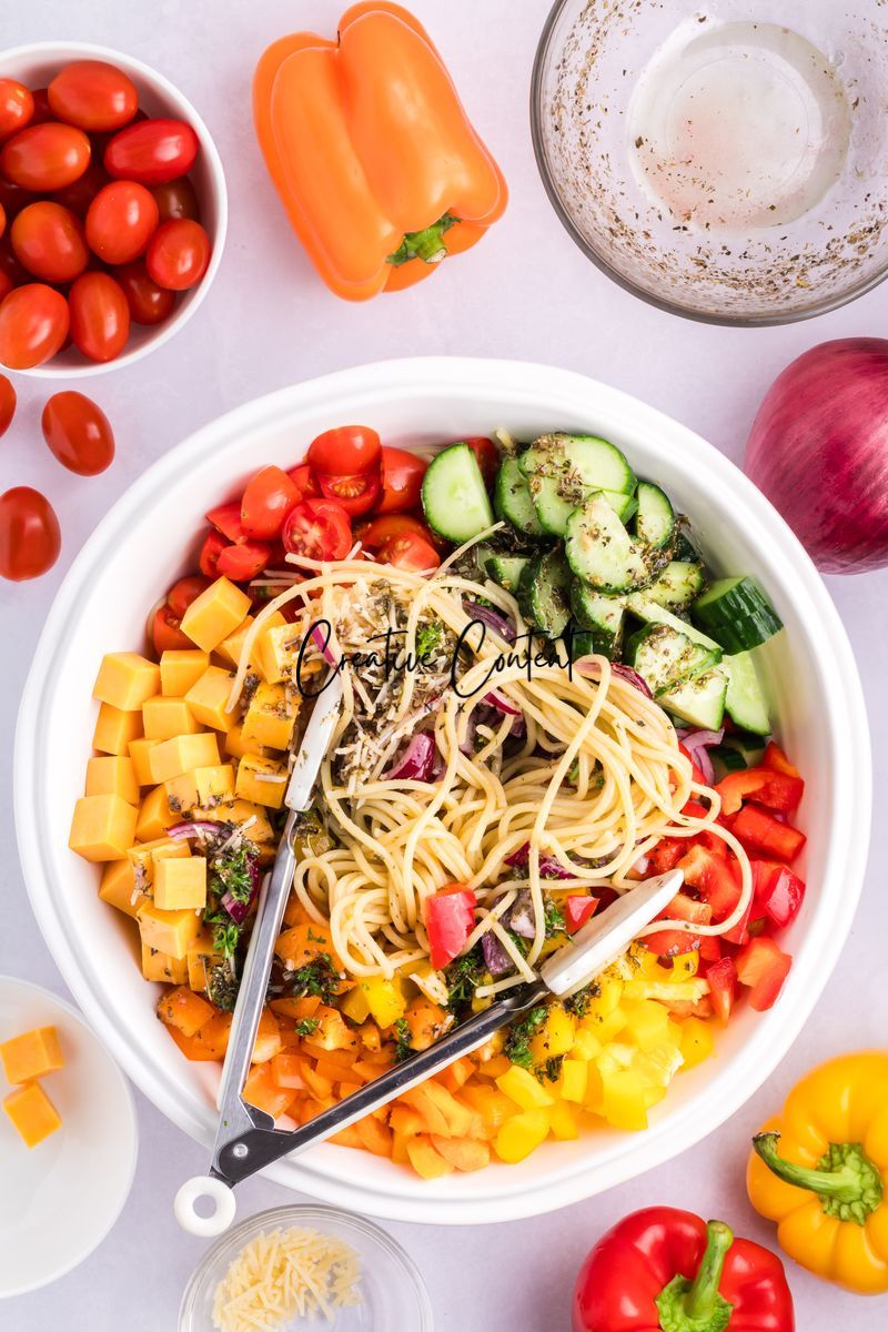 Spaghetti Pasta Salad - Set 1 of 2