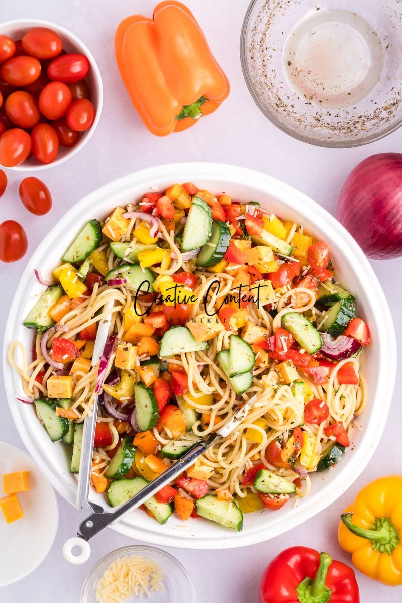 Spaghetti Pasta Salad - Set 2 of 2