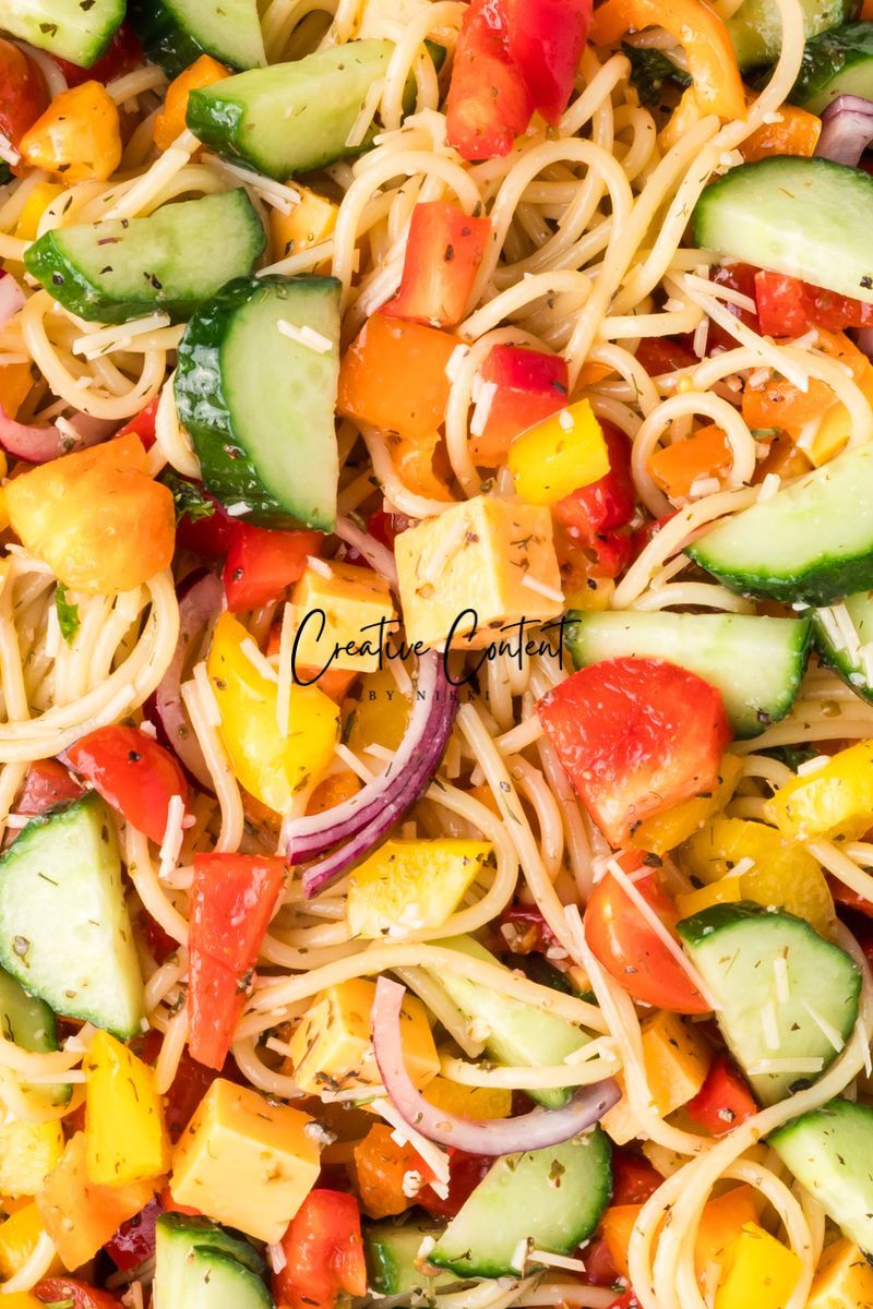 Spaghetti Pasta Salad - Set 2 of 2